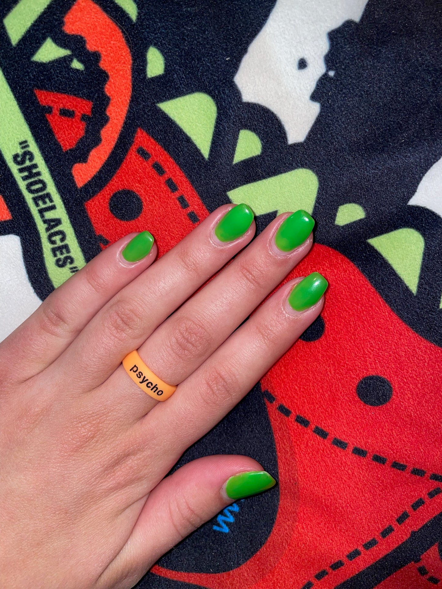 Flip Reversible psycho / sexy Ring