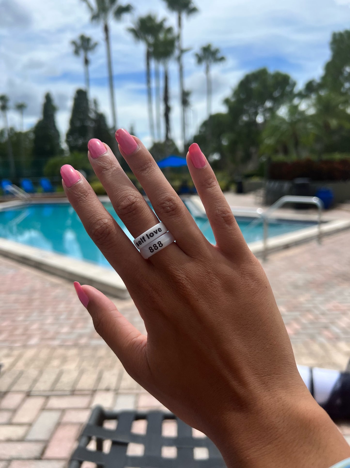 Flip Angel Numbers 888 / balance Ring