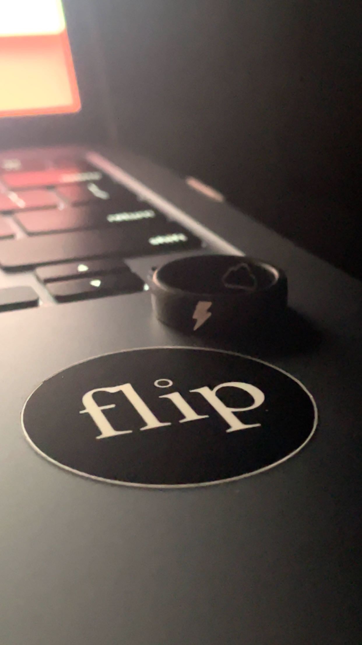 Flip Reversible lightning bolt / cloud ring