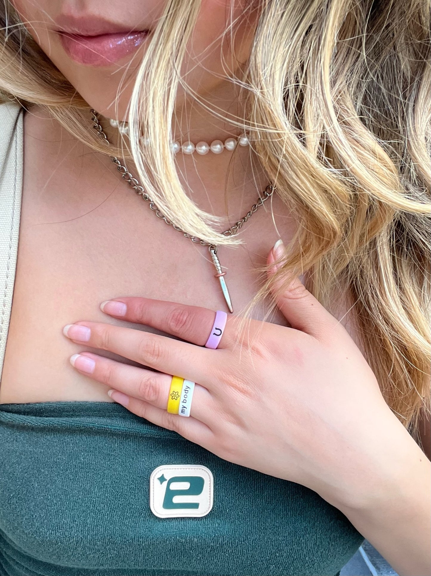 Flip Reversible horseshoe / lucky ring