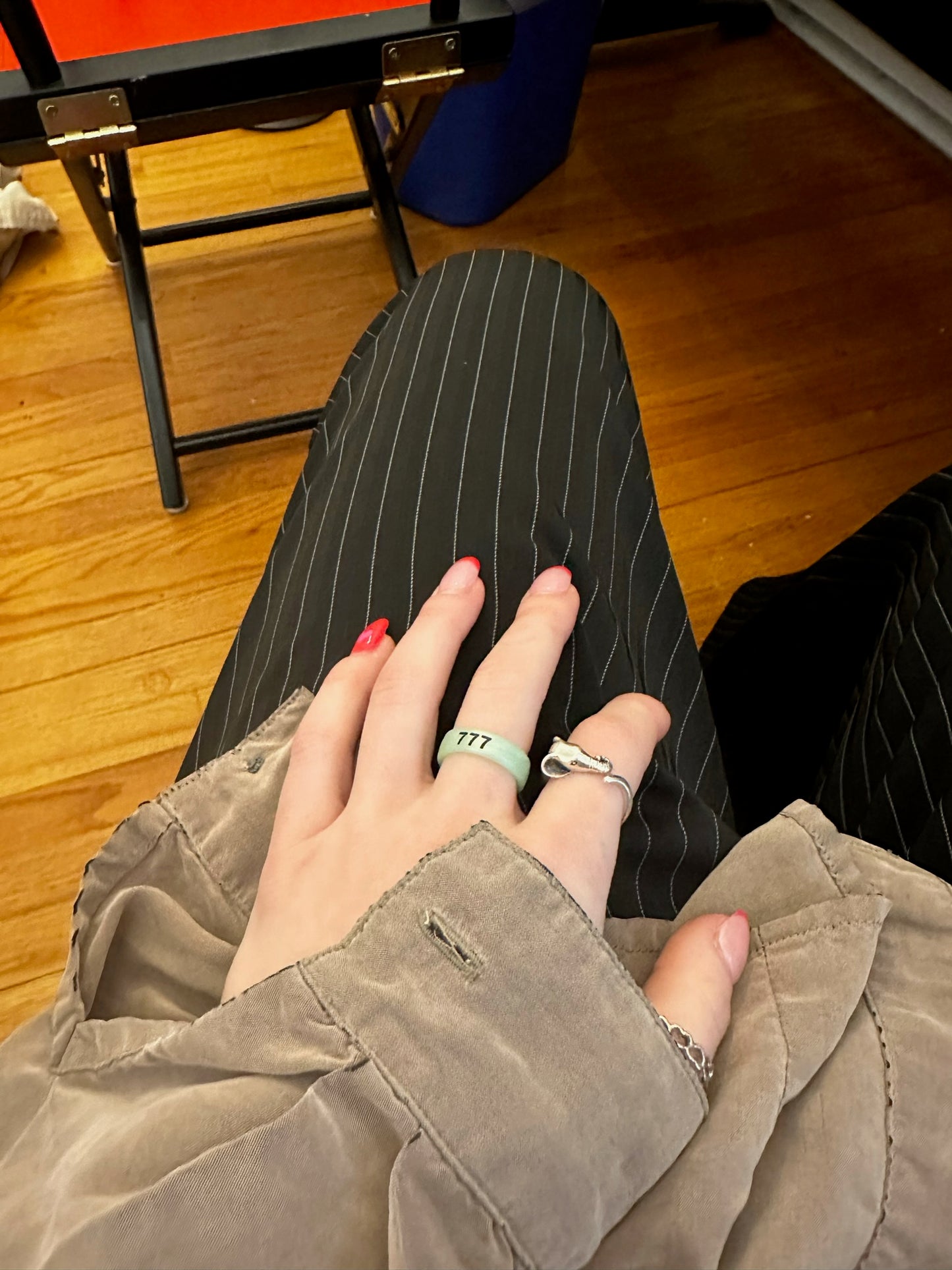 Flip Angel Numbers 777 / lucky Ring