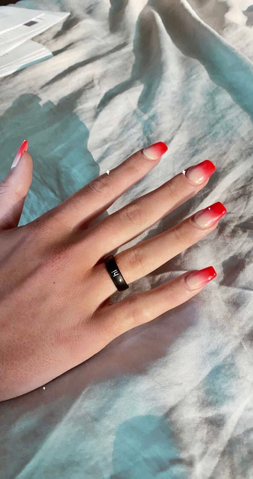 Flip Reversible hi / bye Ring