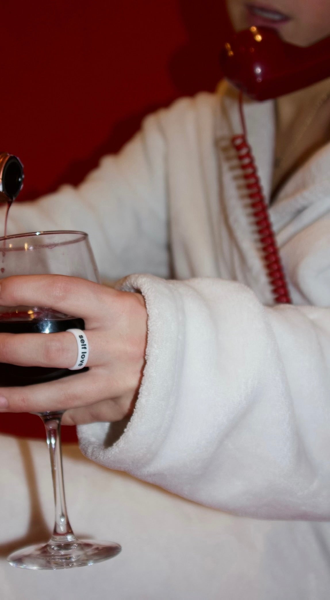 Flip Reversible self love / it girl Ring