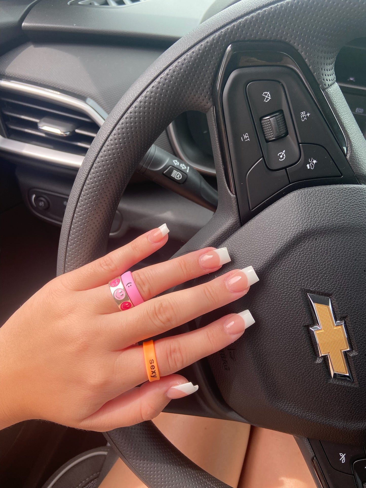Flip Reversible psycho / sexy Ring