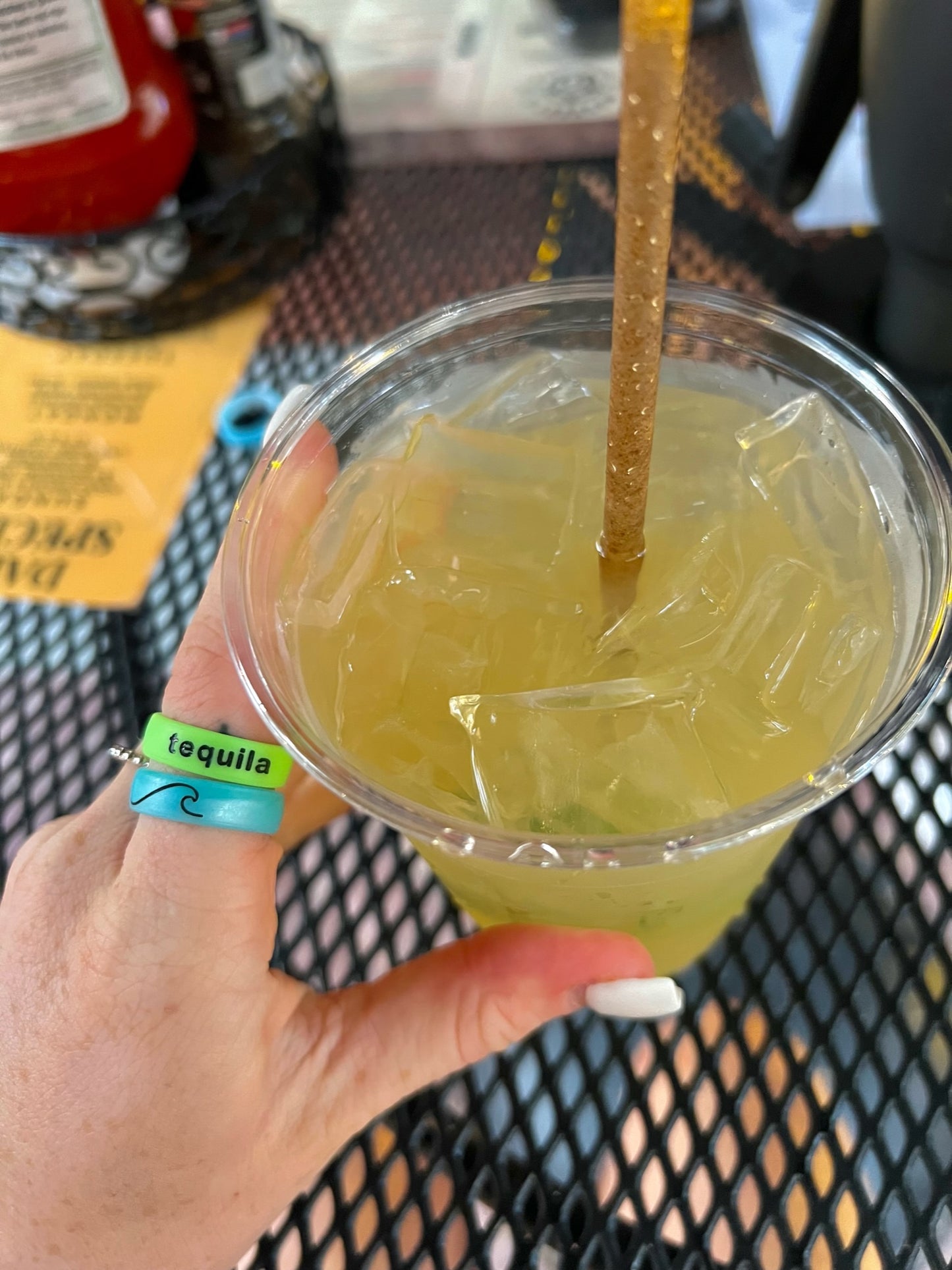 Flip Reversible tequila / tacos ring