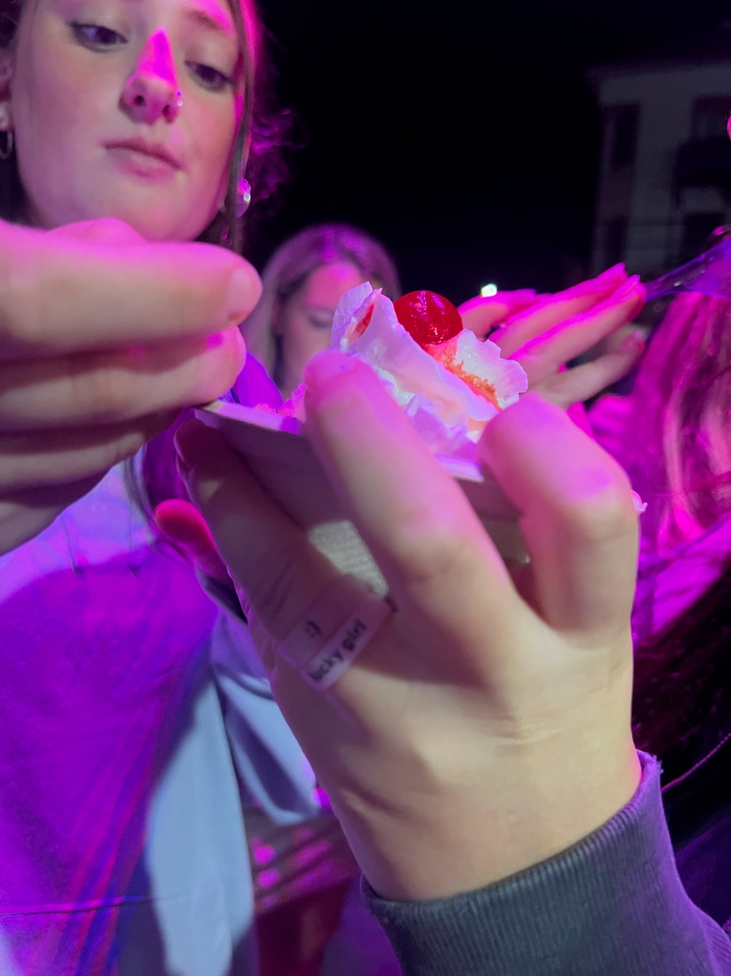 Flip Reversible lucky girl / lucky life ring