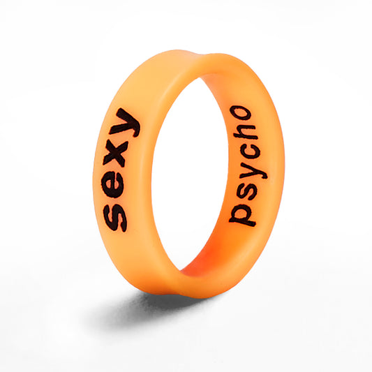 Flip Reversible psycho / sexy Ring