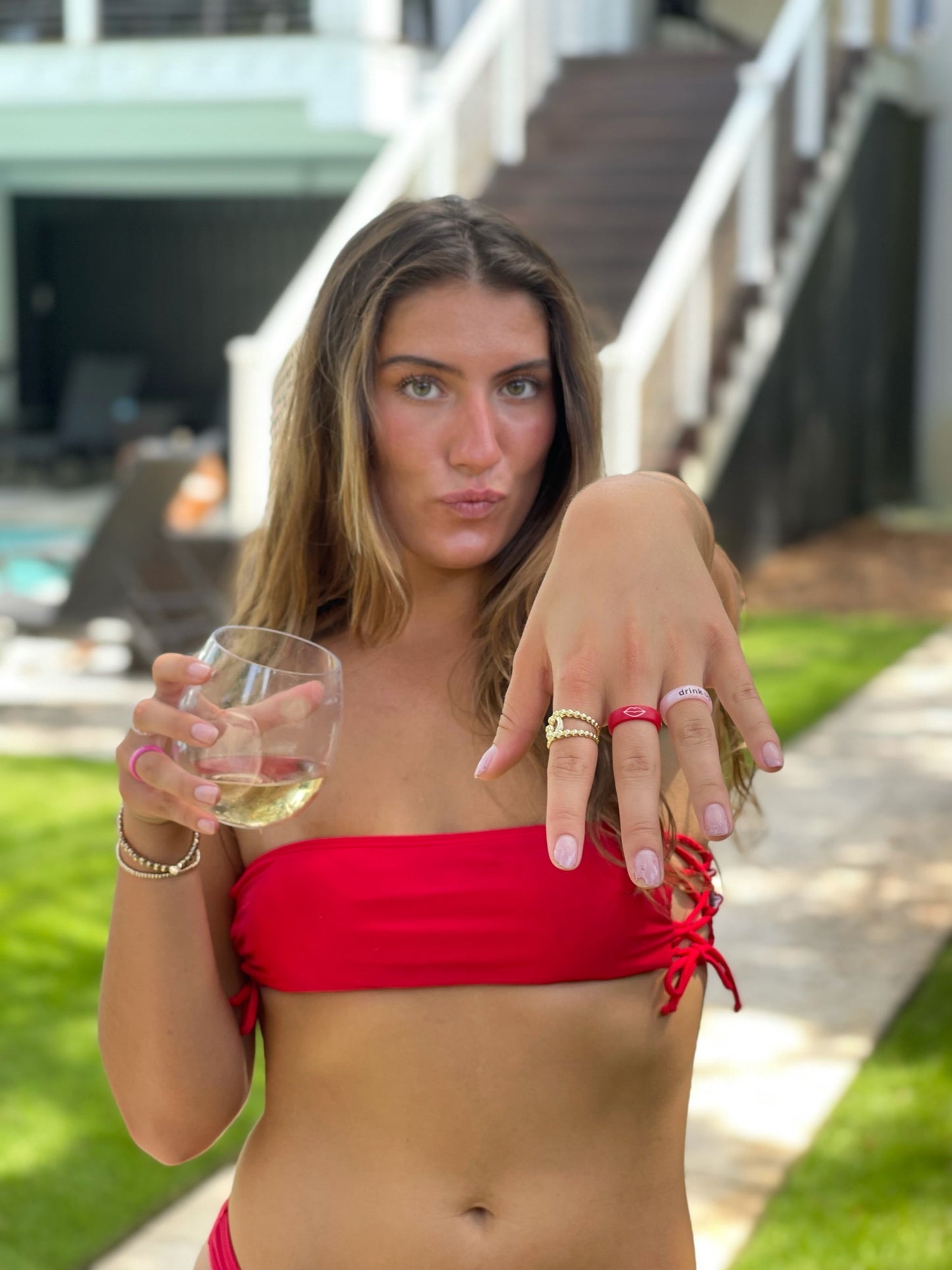 Flip Reversible lips / kiss this Ring