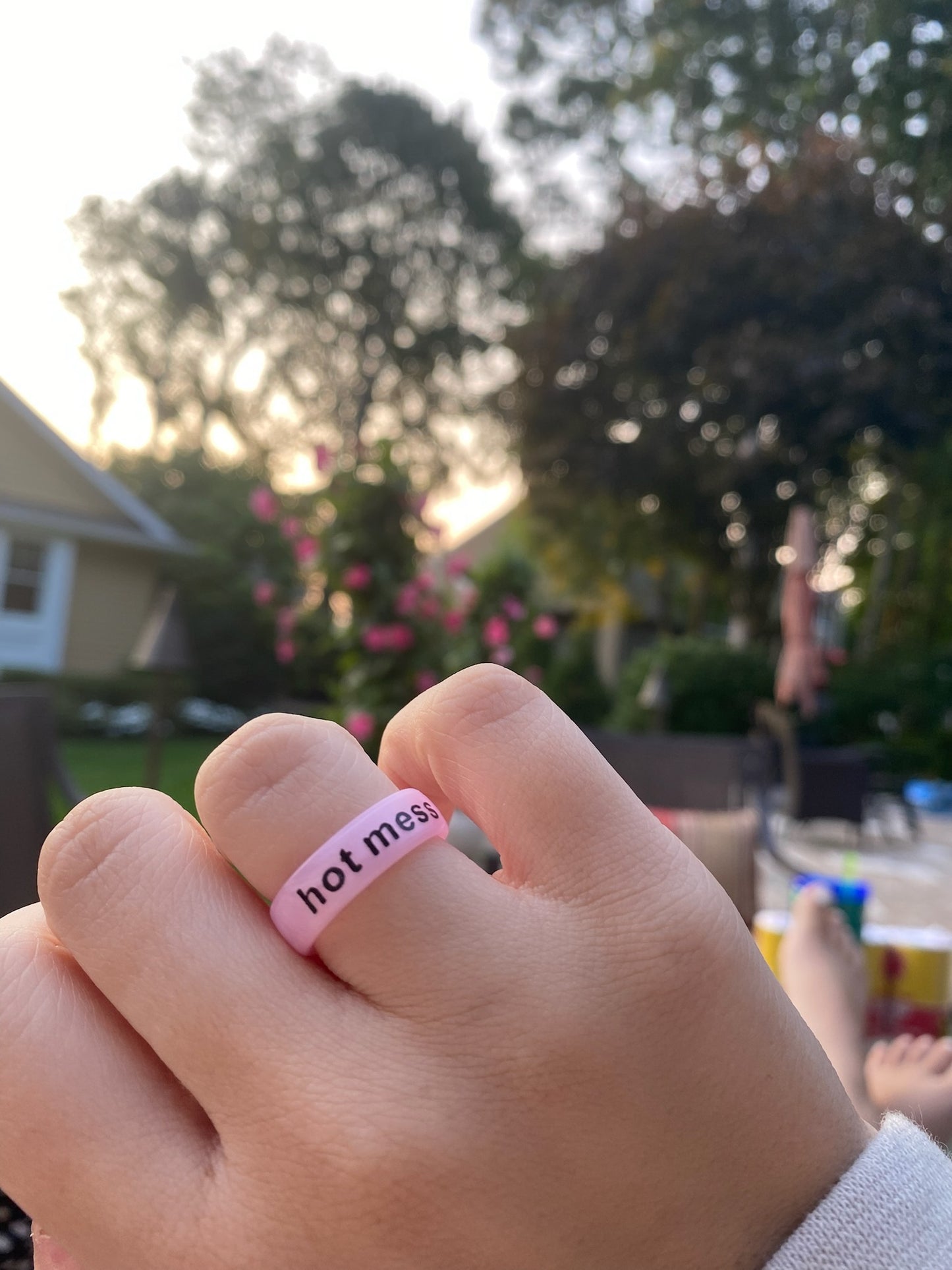 Flip Reversible hot mess / slay ring Ring