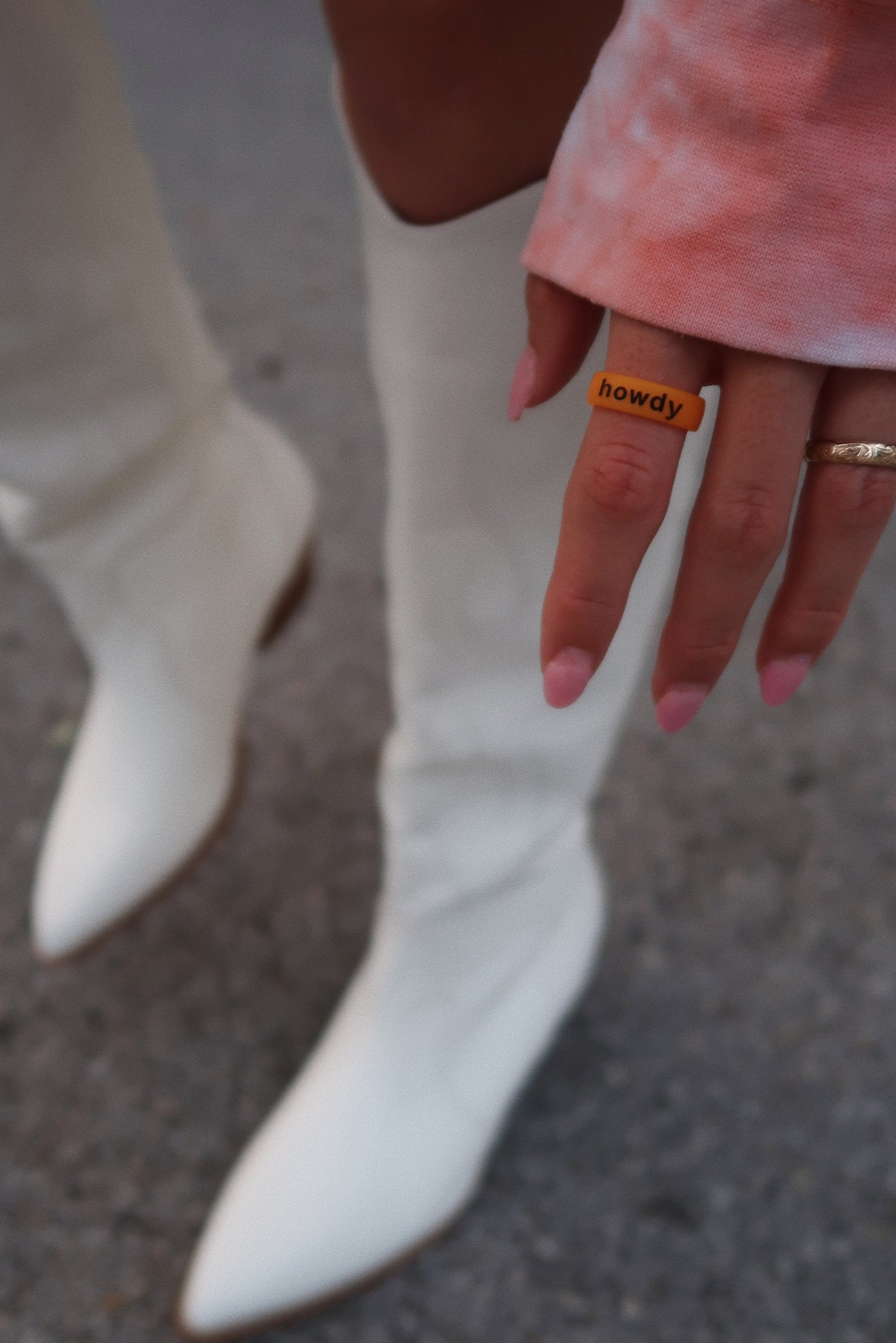 Flip Reversible howdy / y'all Ring