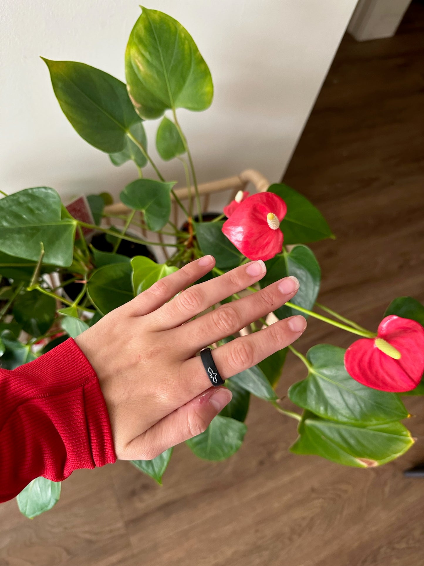 Flip Reversible bat / bite me ring