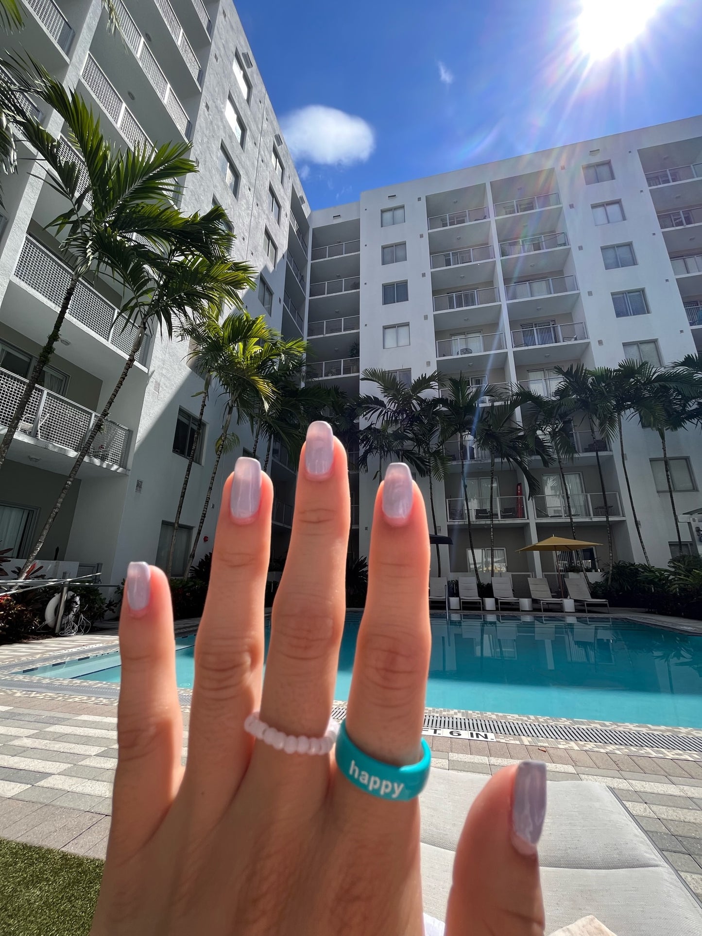 Flip Reversible happy / not happy Ring