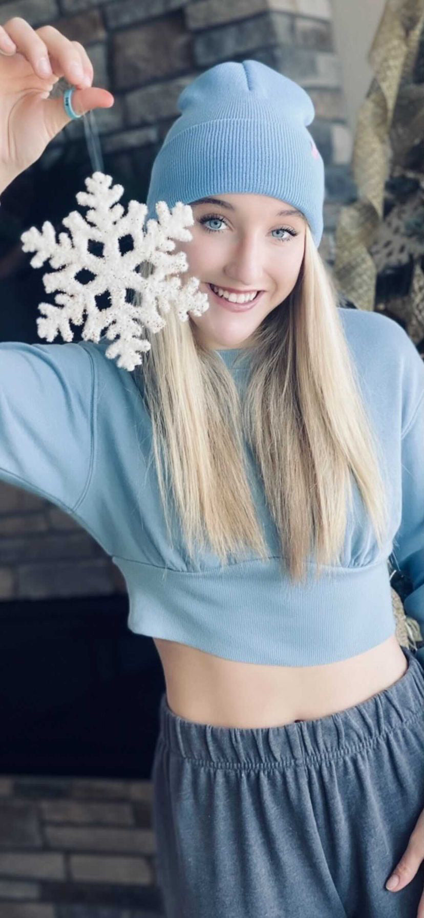 Flip Reversible snowflake / icy