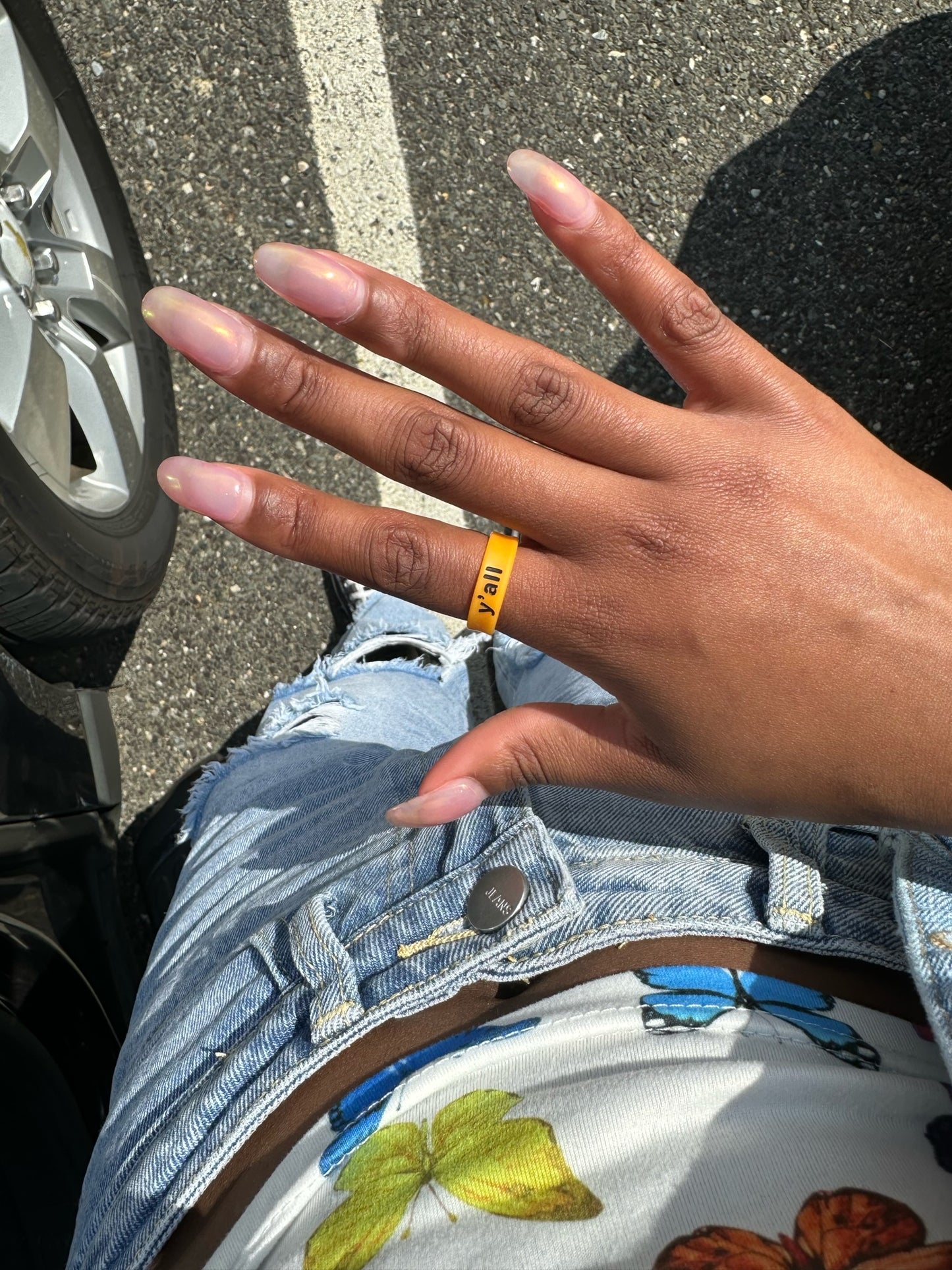 Flip Reversible howdy / y'all Ring
