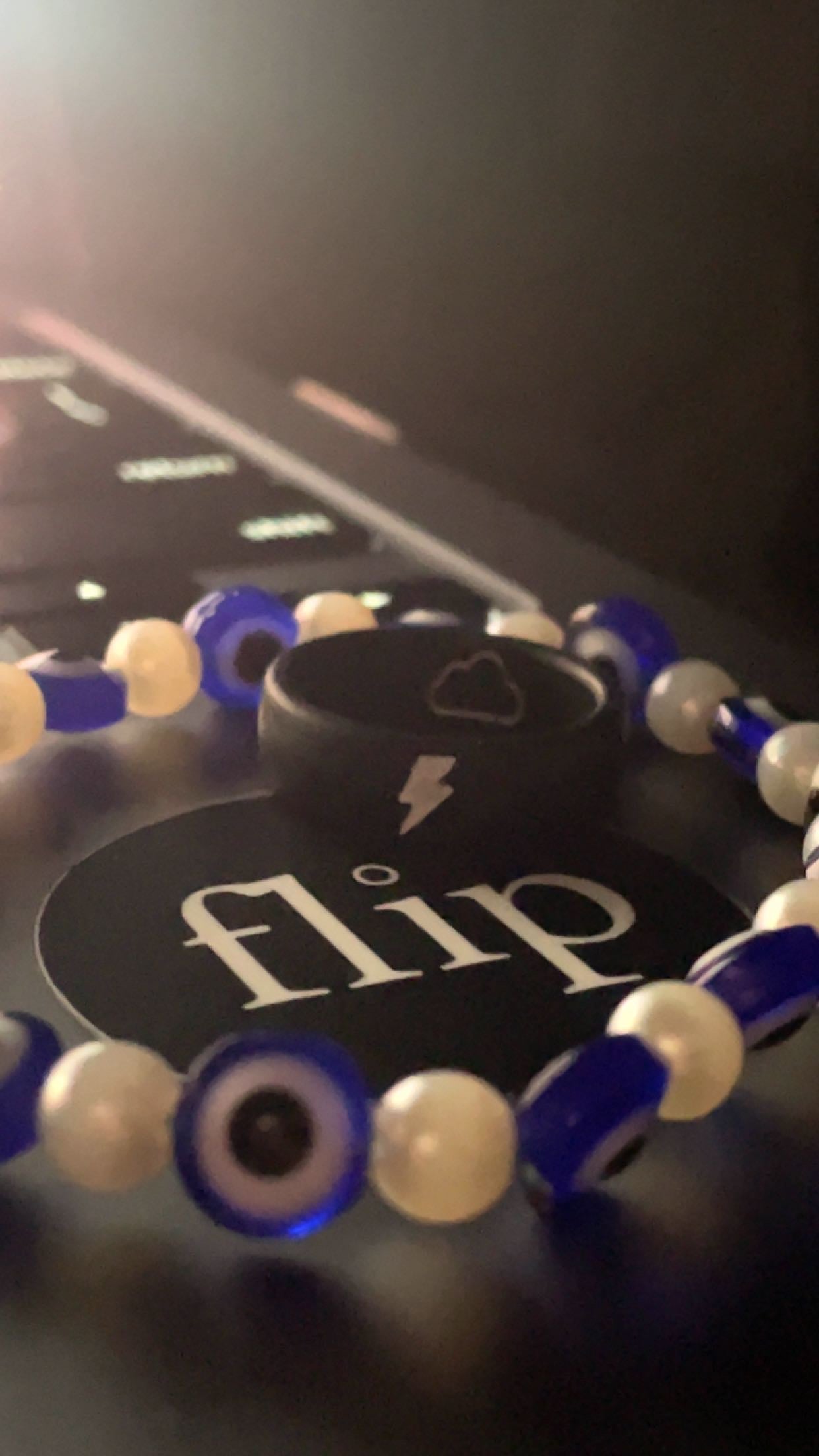 Flip Reversible lightning bolt / cloud ring