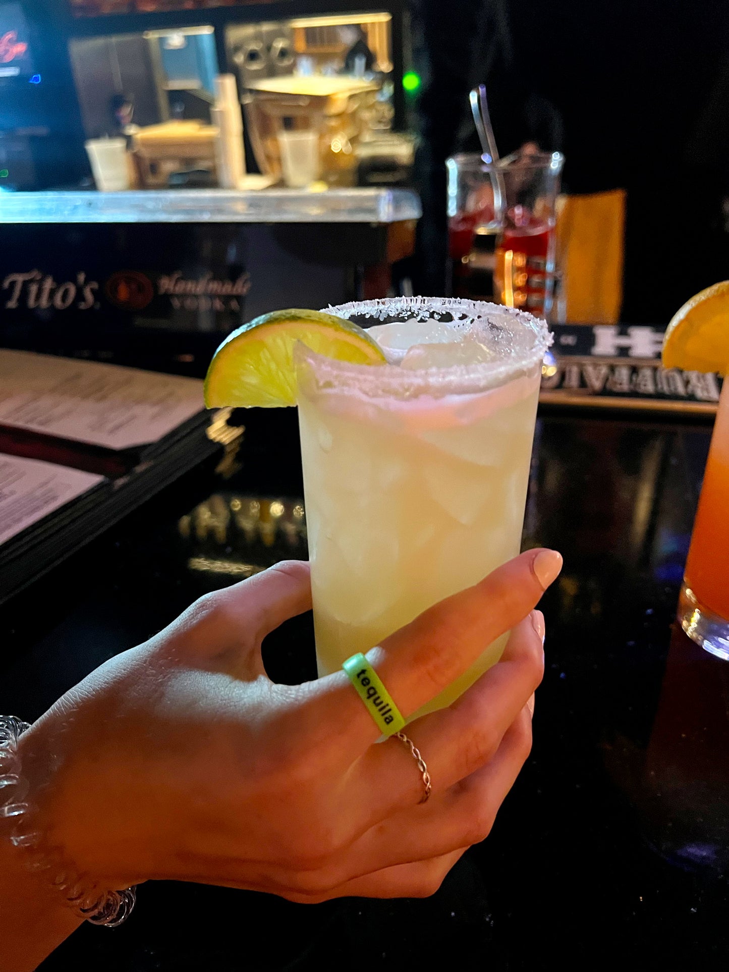 Flip Reversible tequila / tacos ring