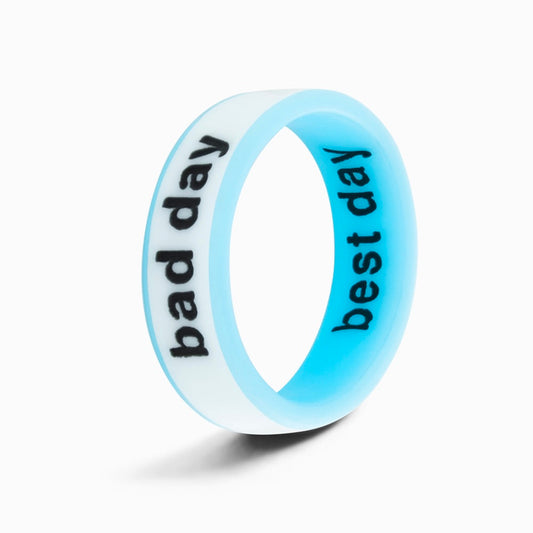 Flip Reversible best day / bad day ring