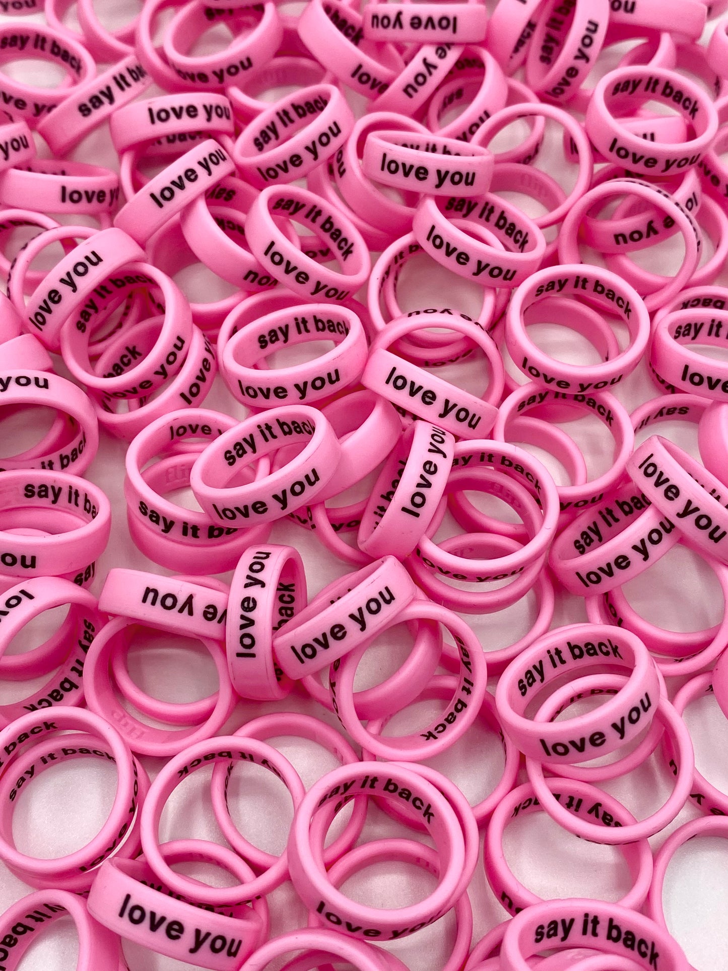 Flip Reversible love you / say it back ring