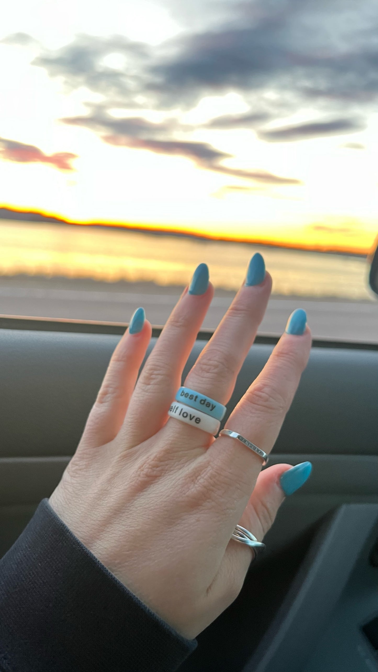Flip Reversible best day / bad day ring