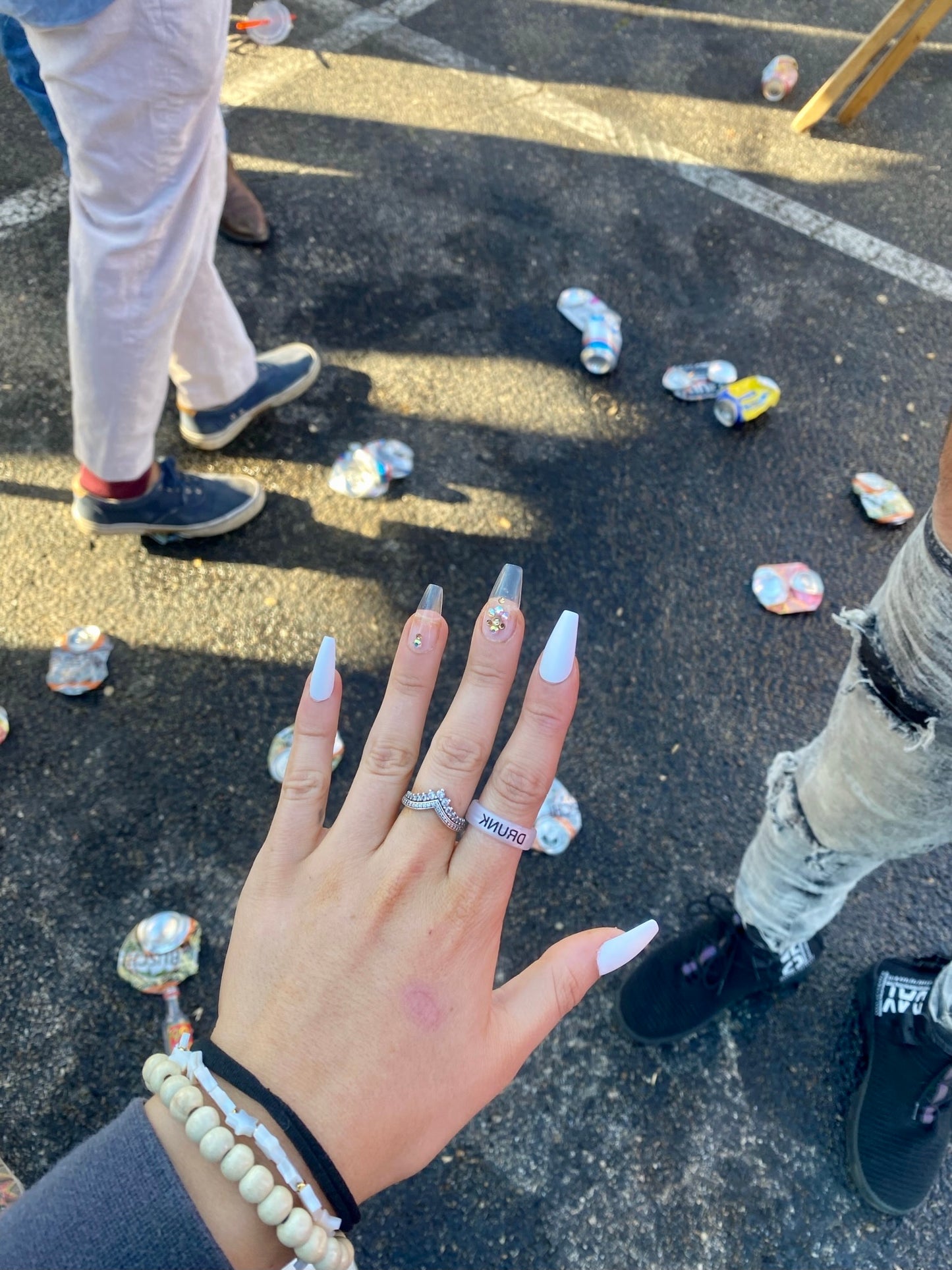 Flip Reversible DRUNK / Buzzed Ring