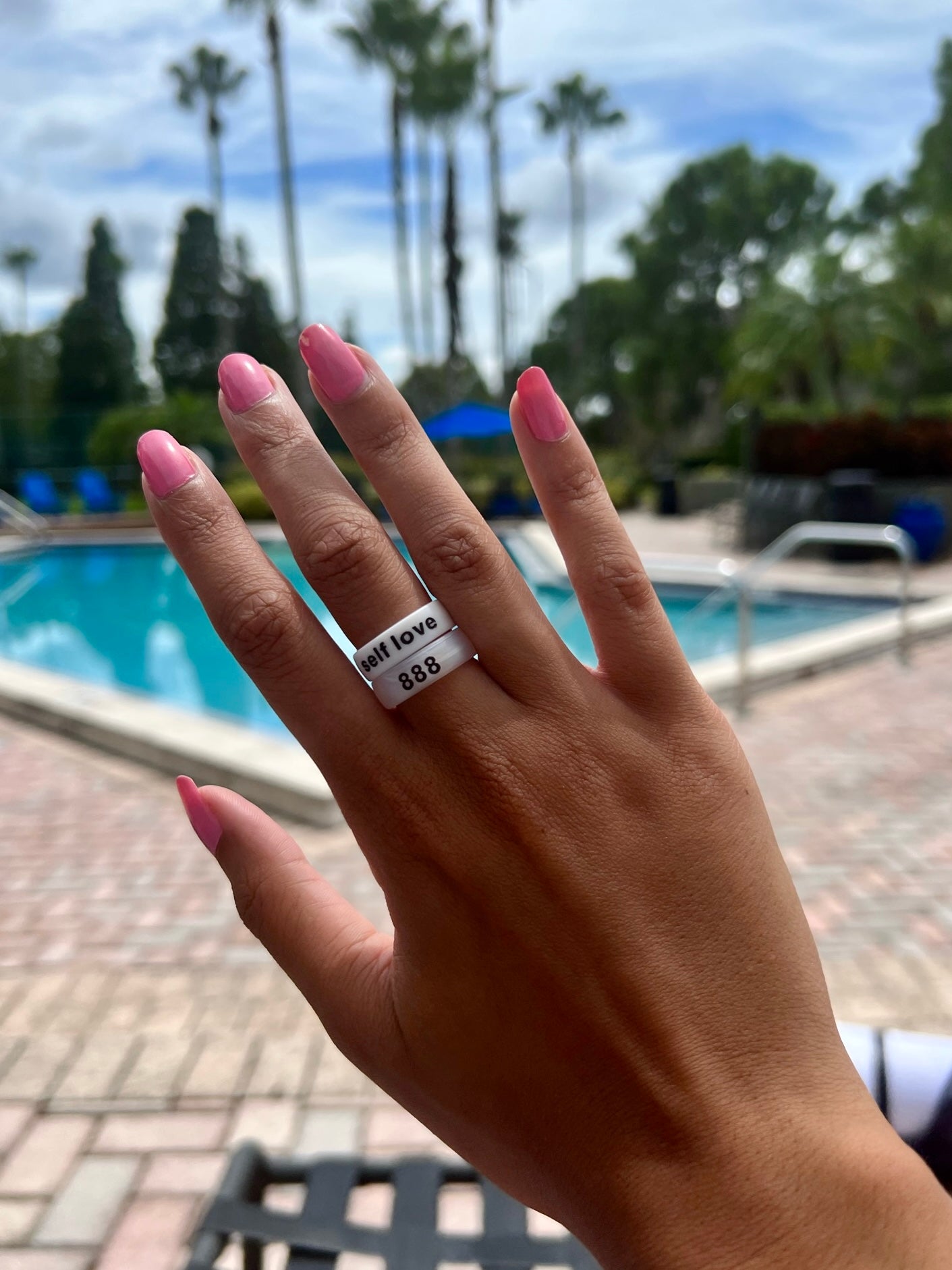 Flip Reversible self love / it girl Ring