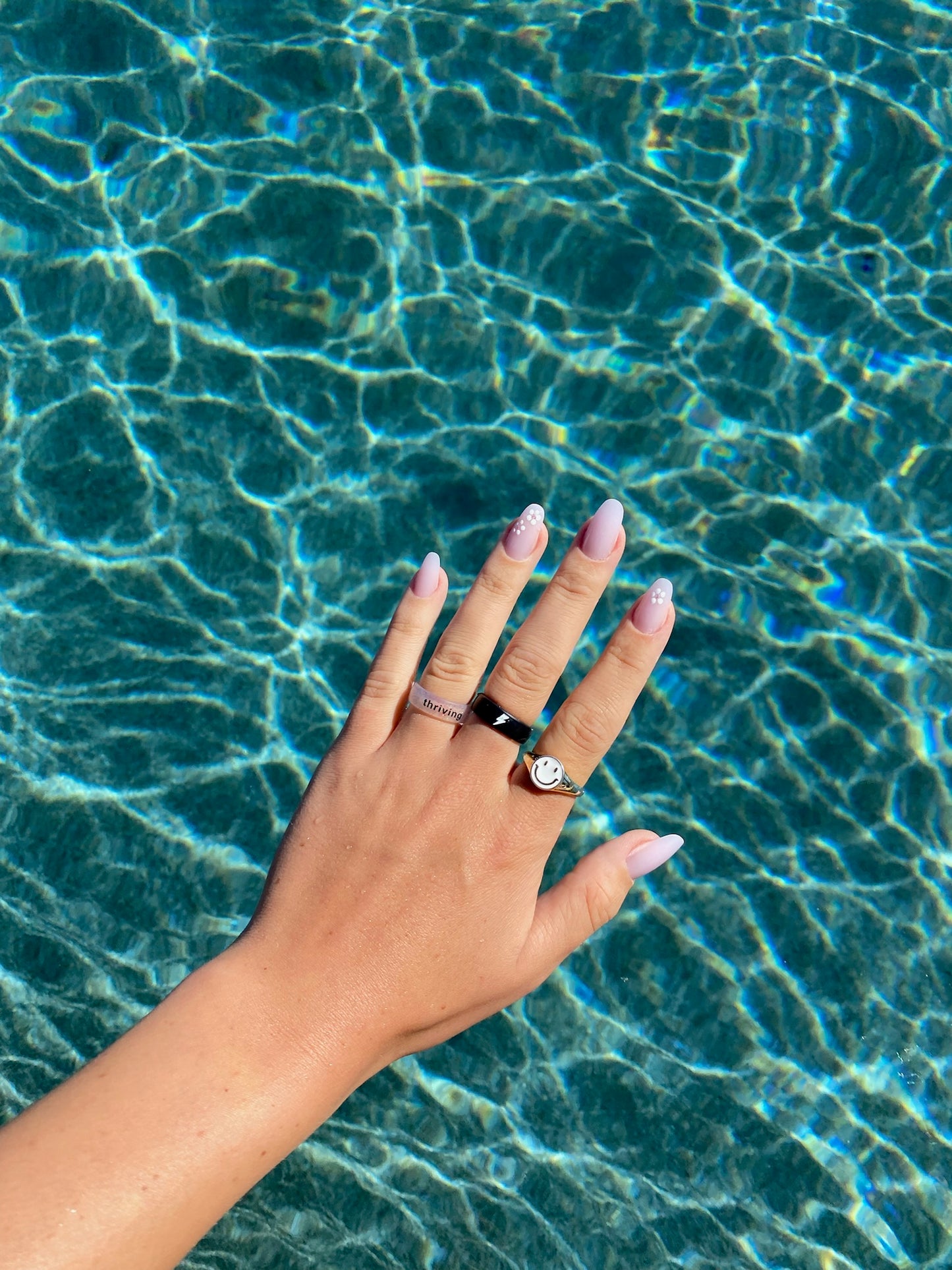 Flip Reversible lightning bolt / cloud ring
