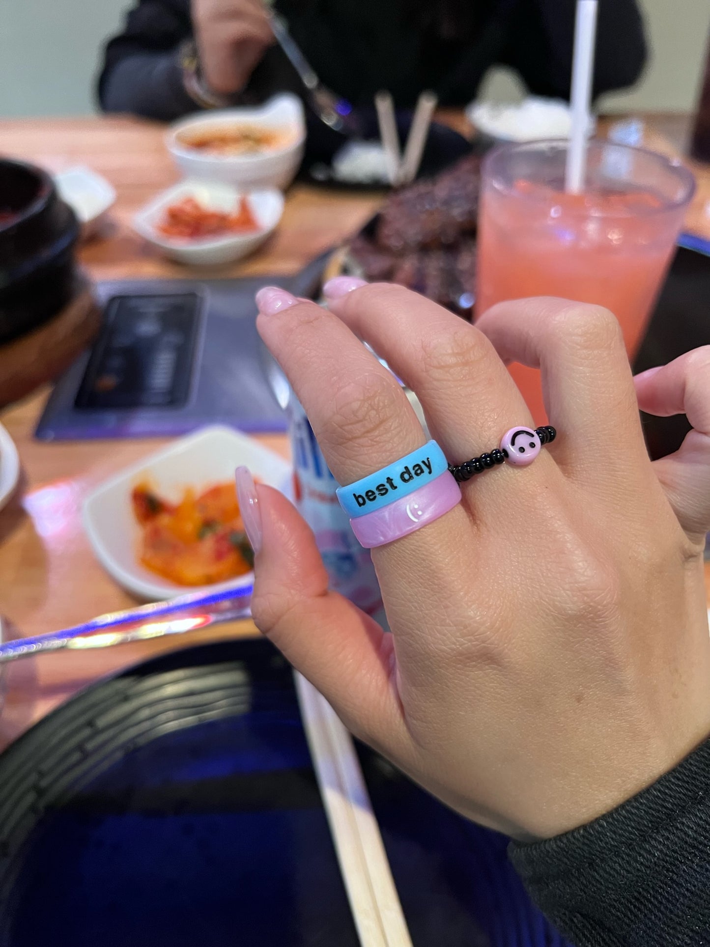 Flip Reversible best day / bad day ring