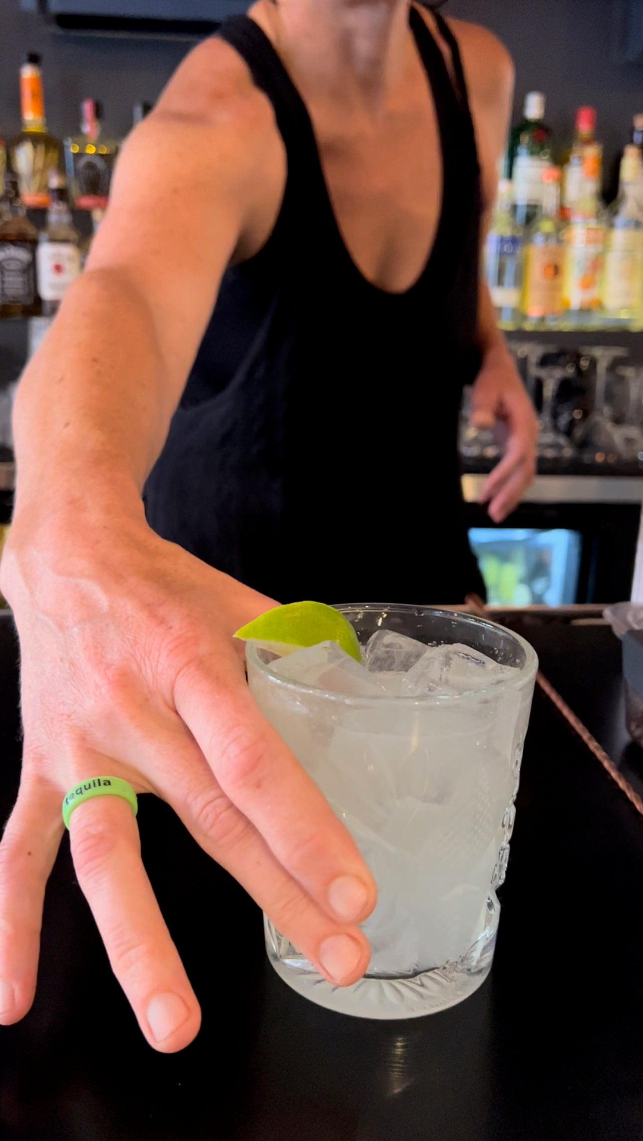 Flip Reversible tequila / tacos ring