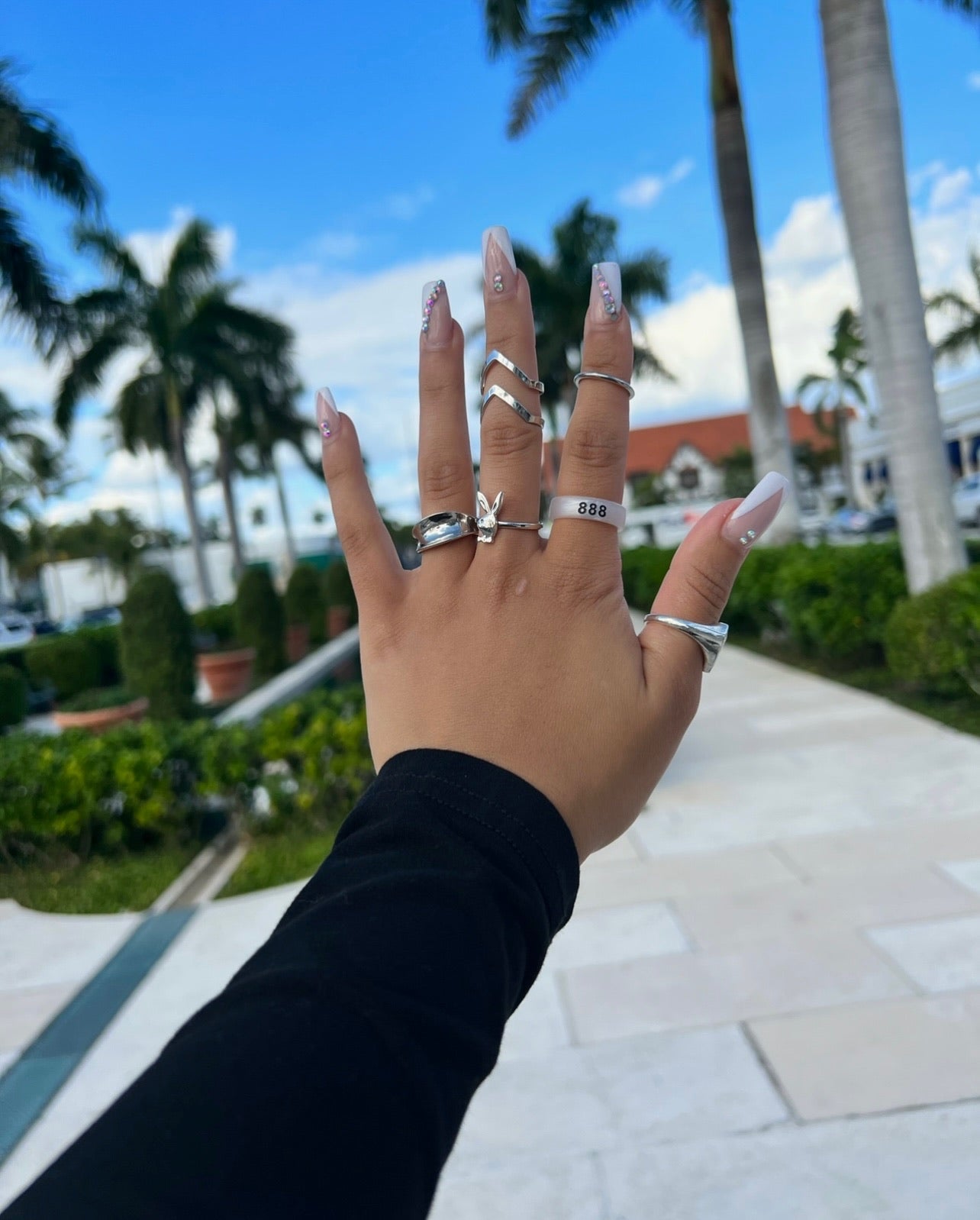 Flip Angel Numbers 888 / balance Ring