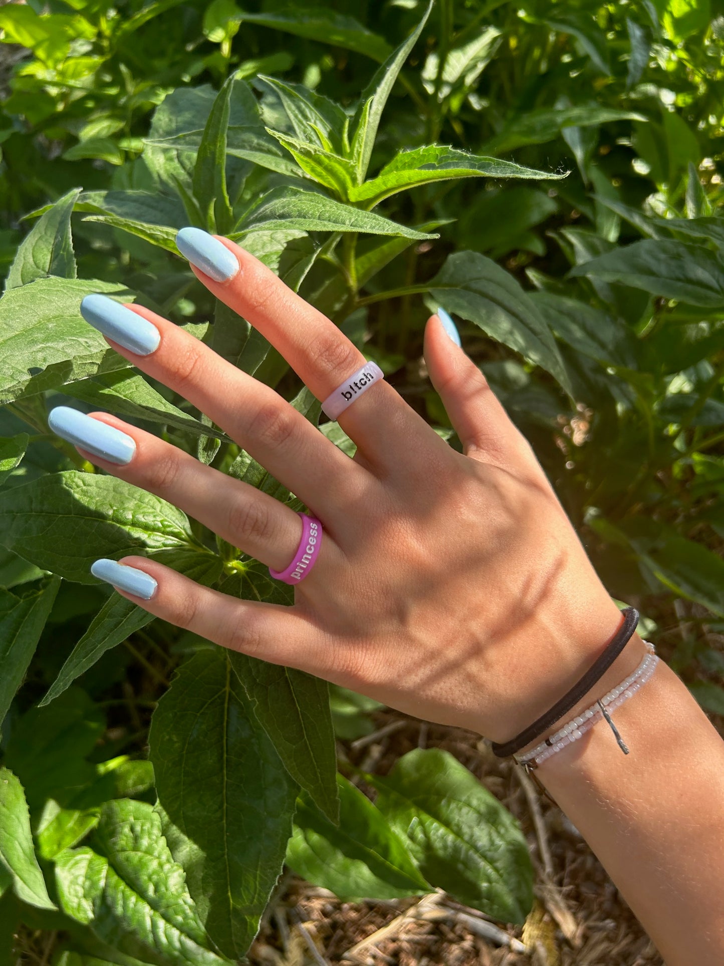 Flip Reversible b!tch / legend ring