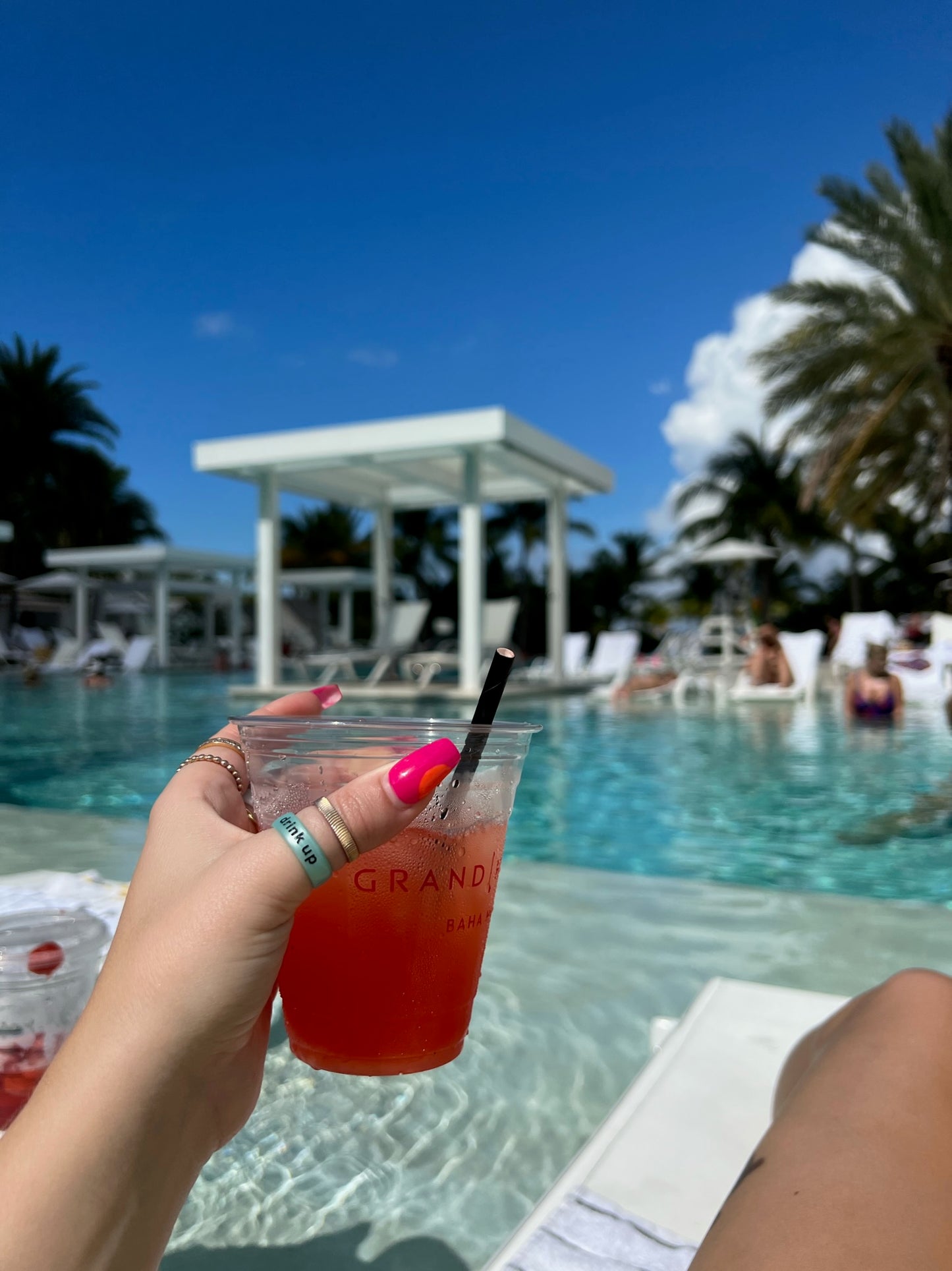 Flip Reversible drink up / hungover 3pk turquoise Rings
