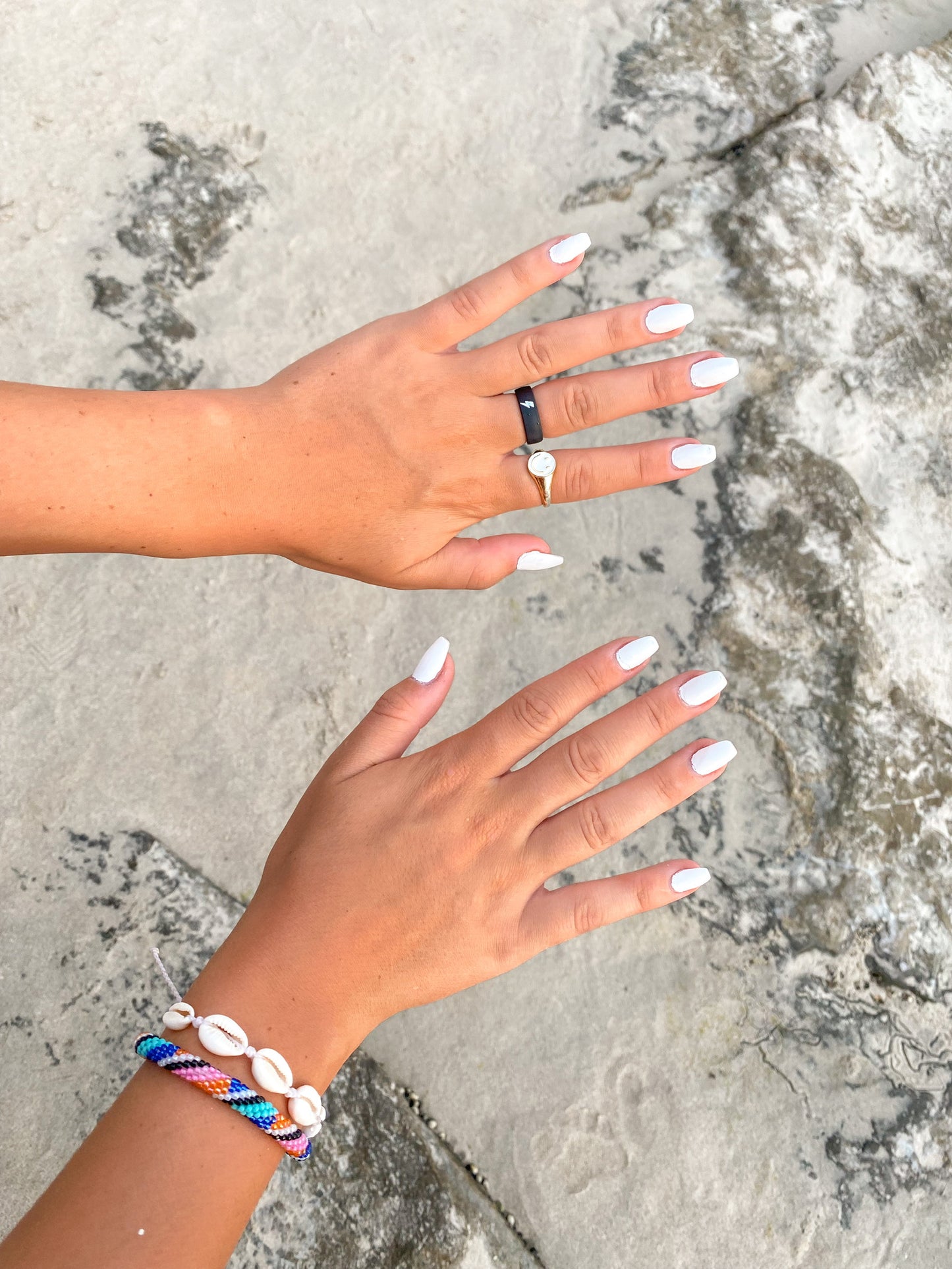 Flip Reversible lightning bolt / cloud ring