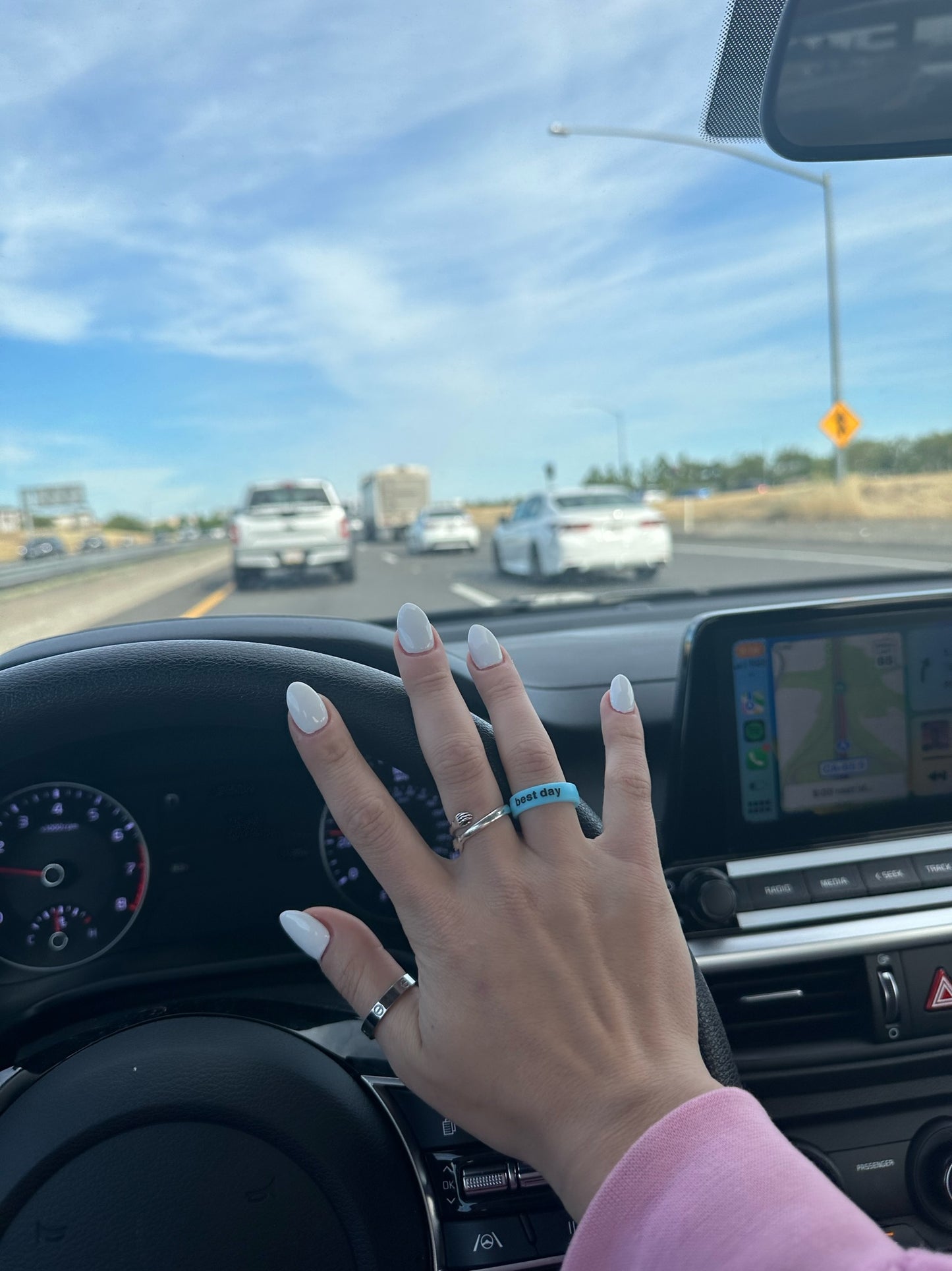 Flip Reversible best day / bad day ring