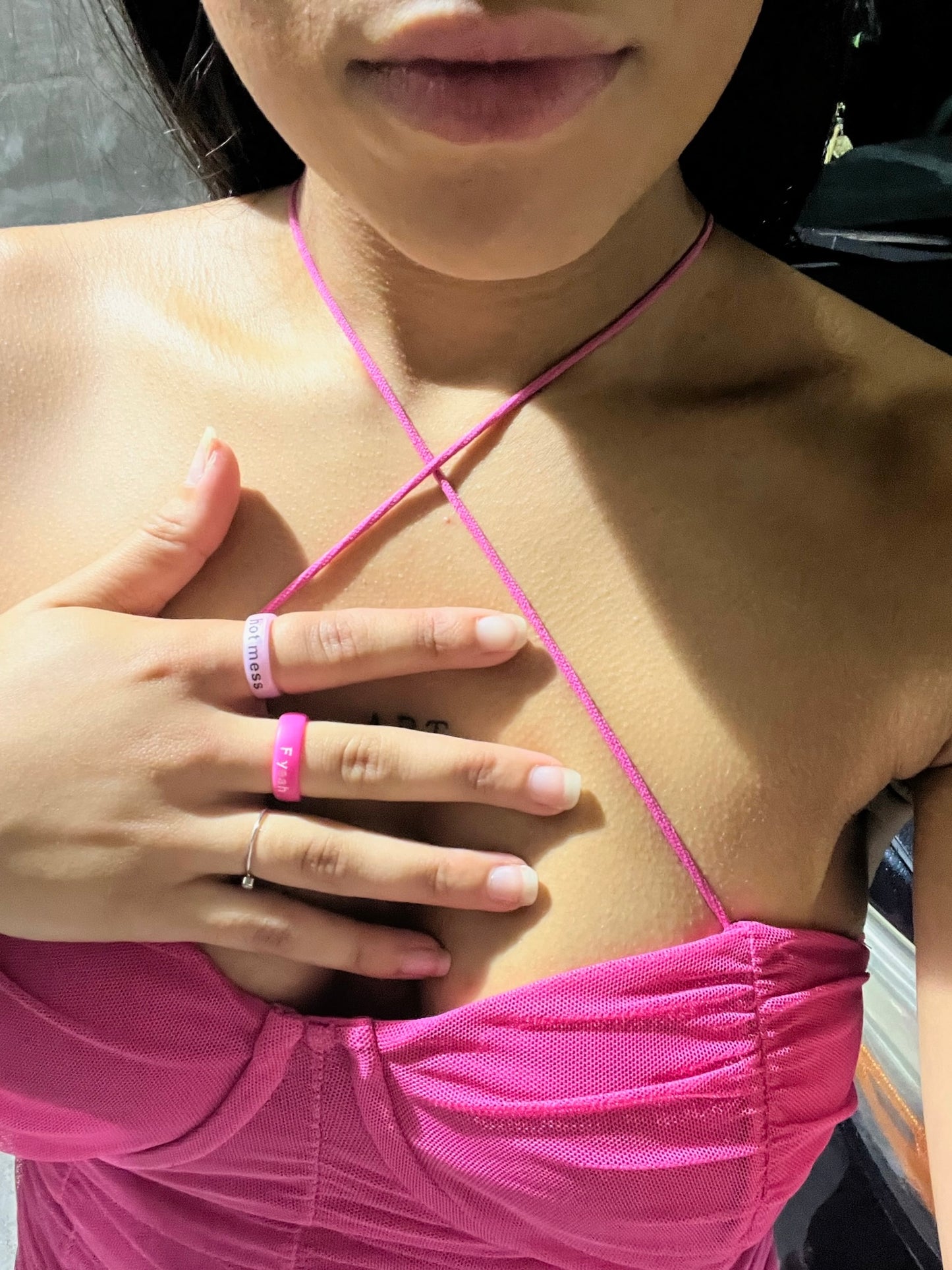 Flip Reversible hot mess / slay ring Ring
