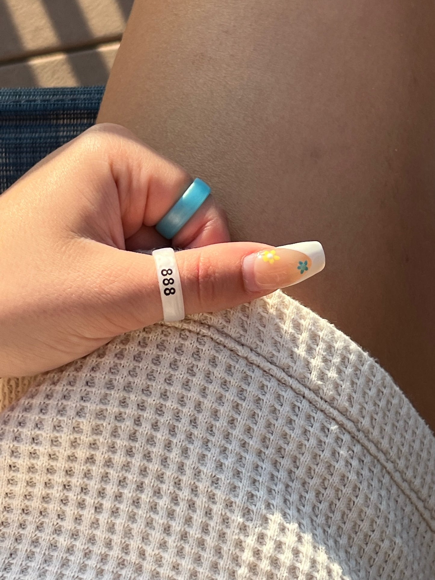 Flip Angel Numbers 888 / balance Ring