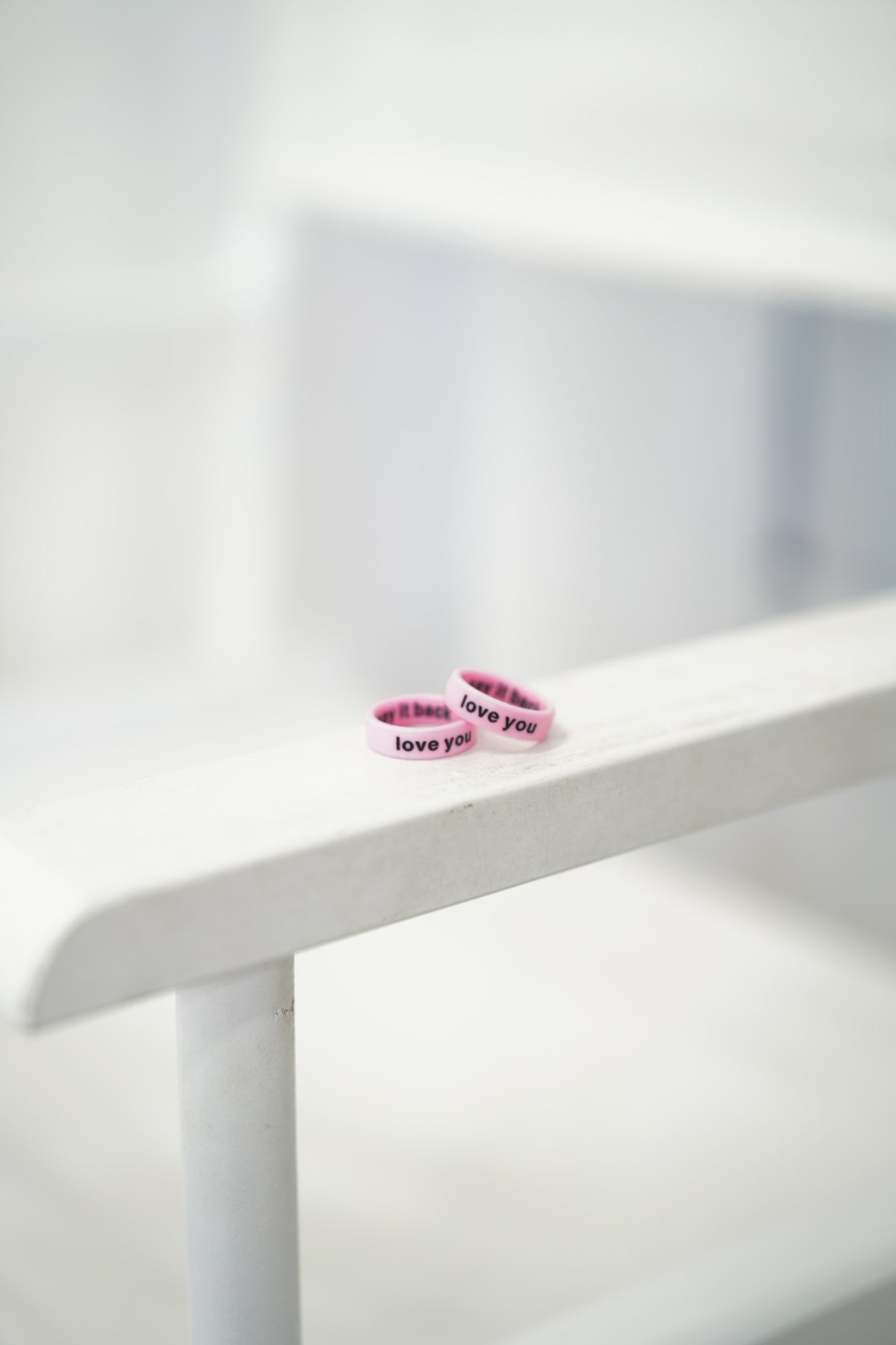 Flip Reversible love you / say it back ring
