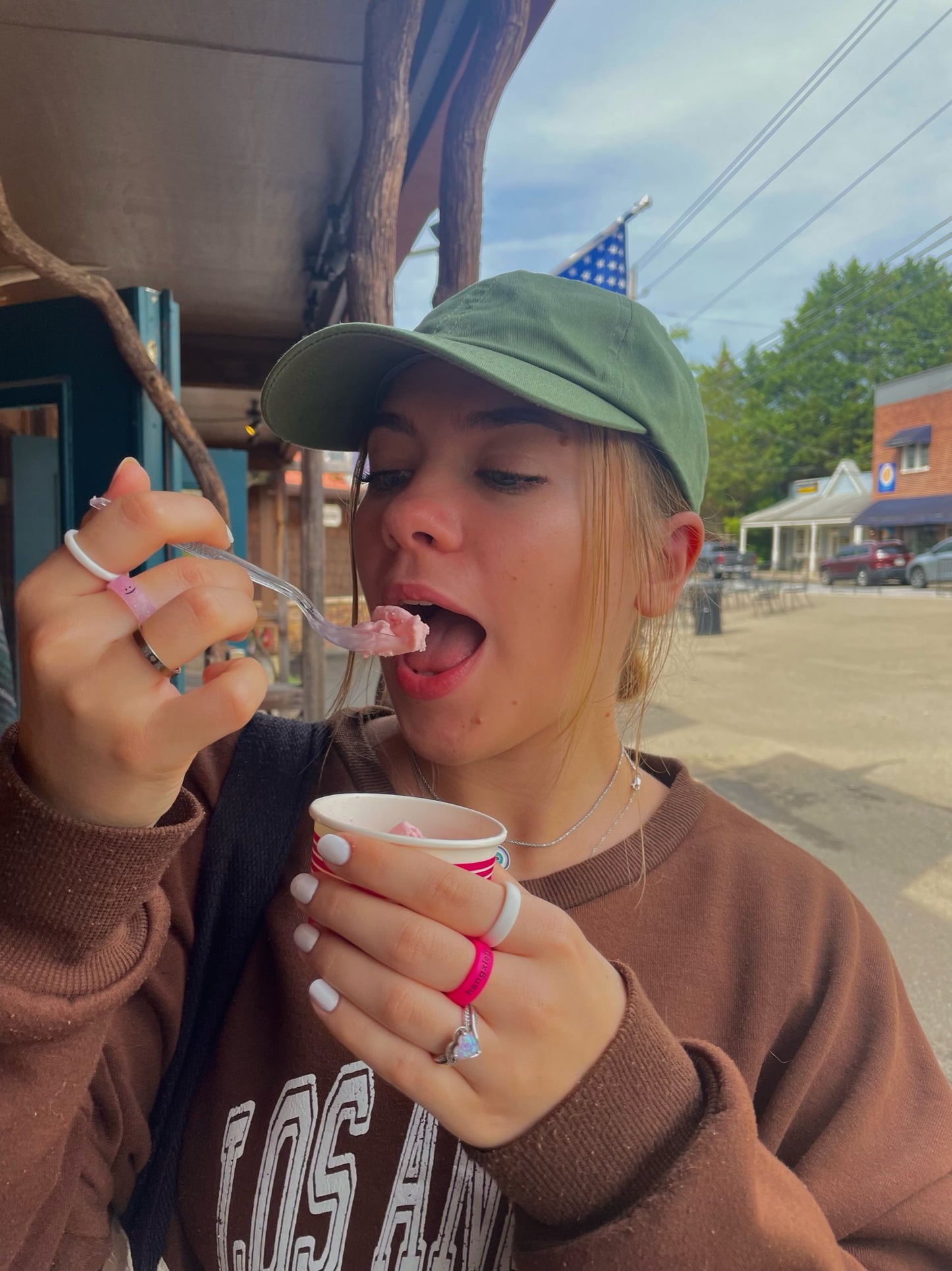 Flip Reversible hangxiety / hangry ring