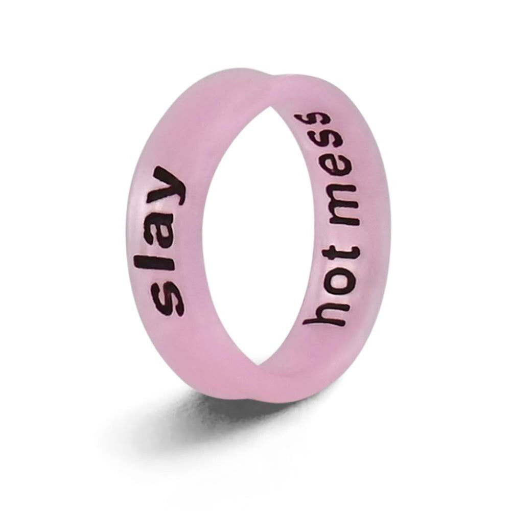 Flip Reversible hot mess / slay ring Ring