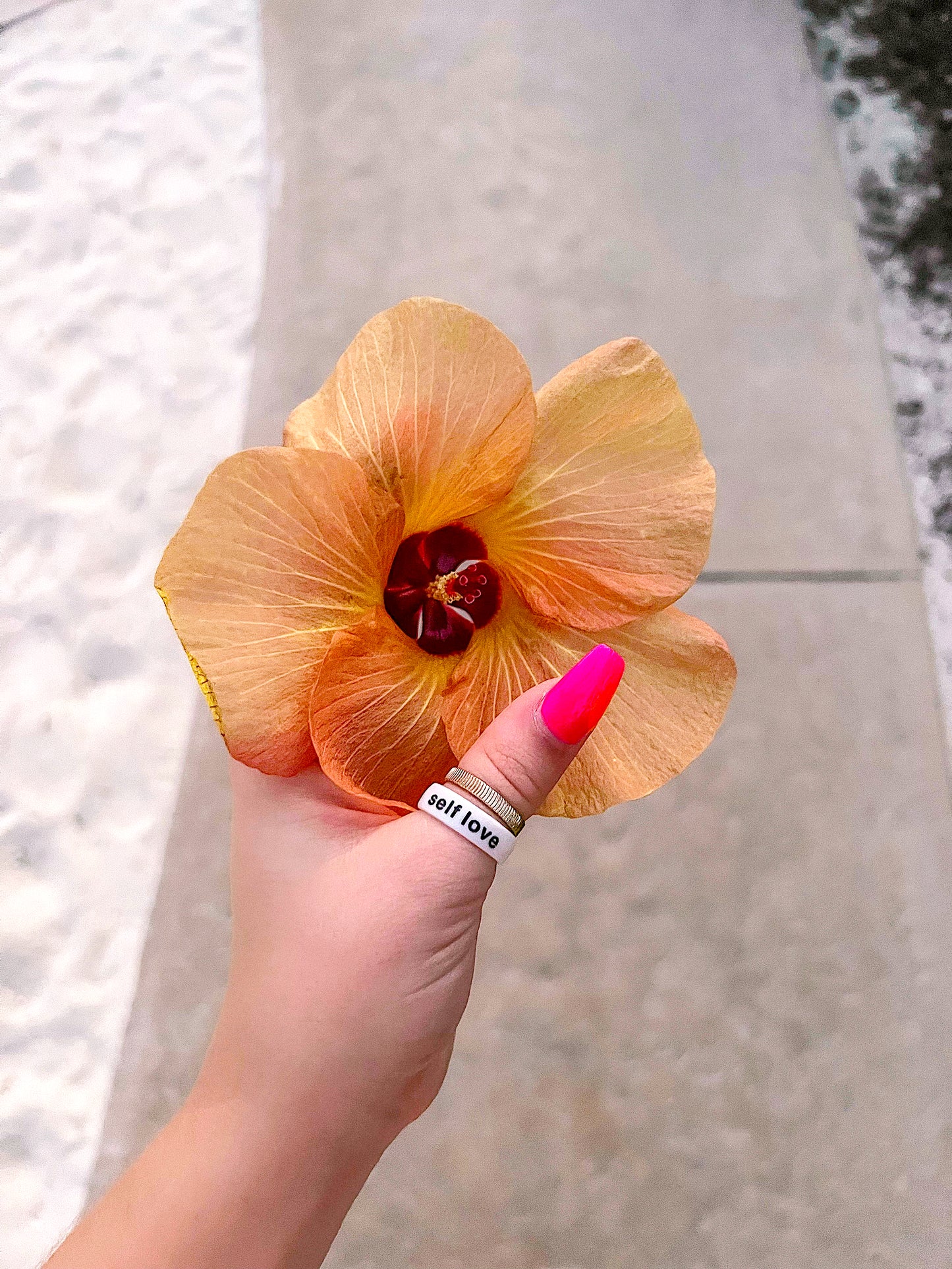 Flip Reversible self love / it girl Ring