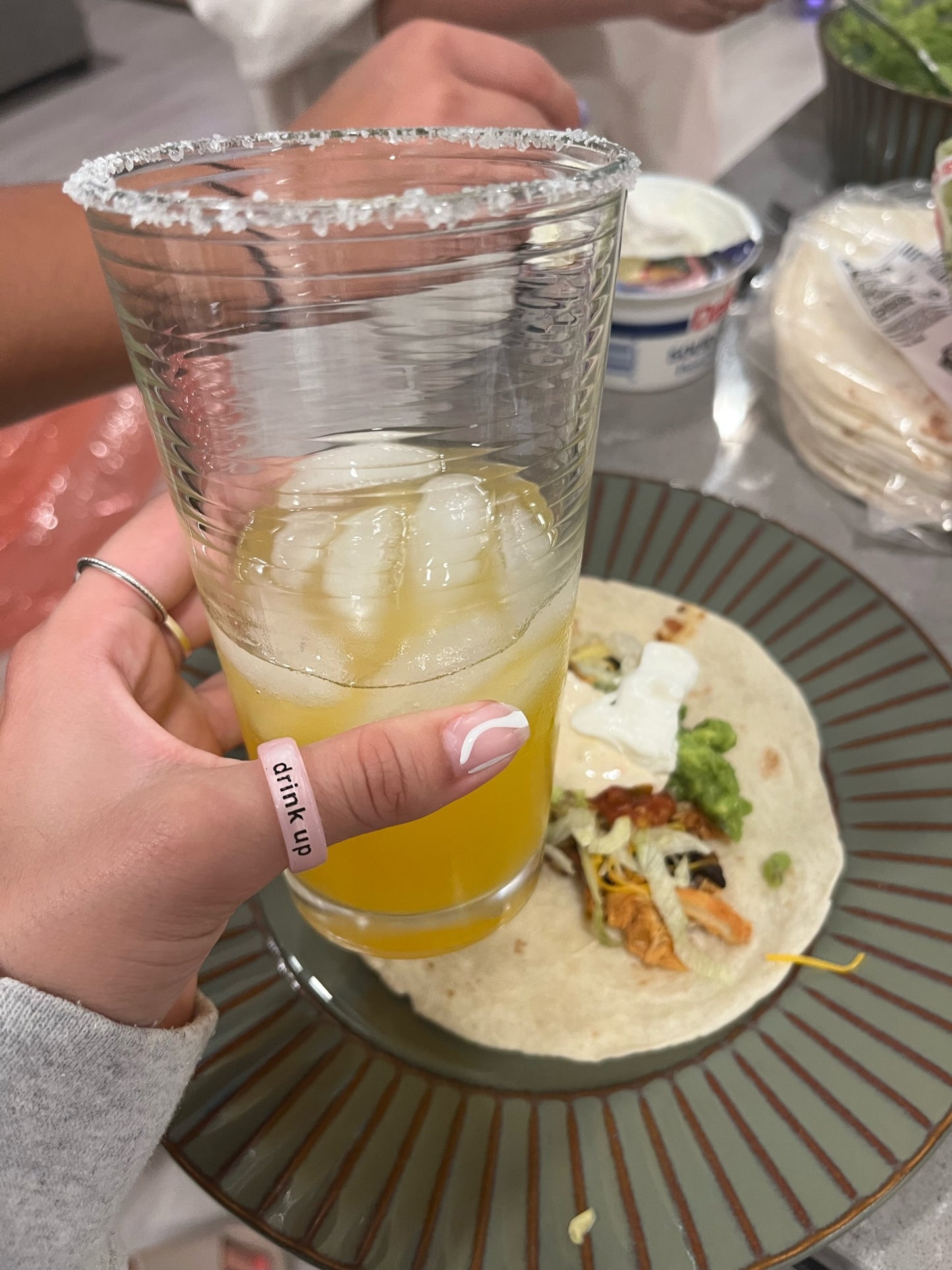 Flip Reversible drink up / hungover Ring