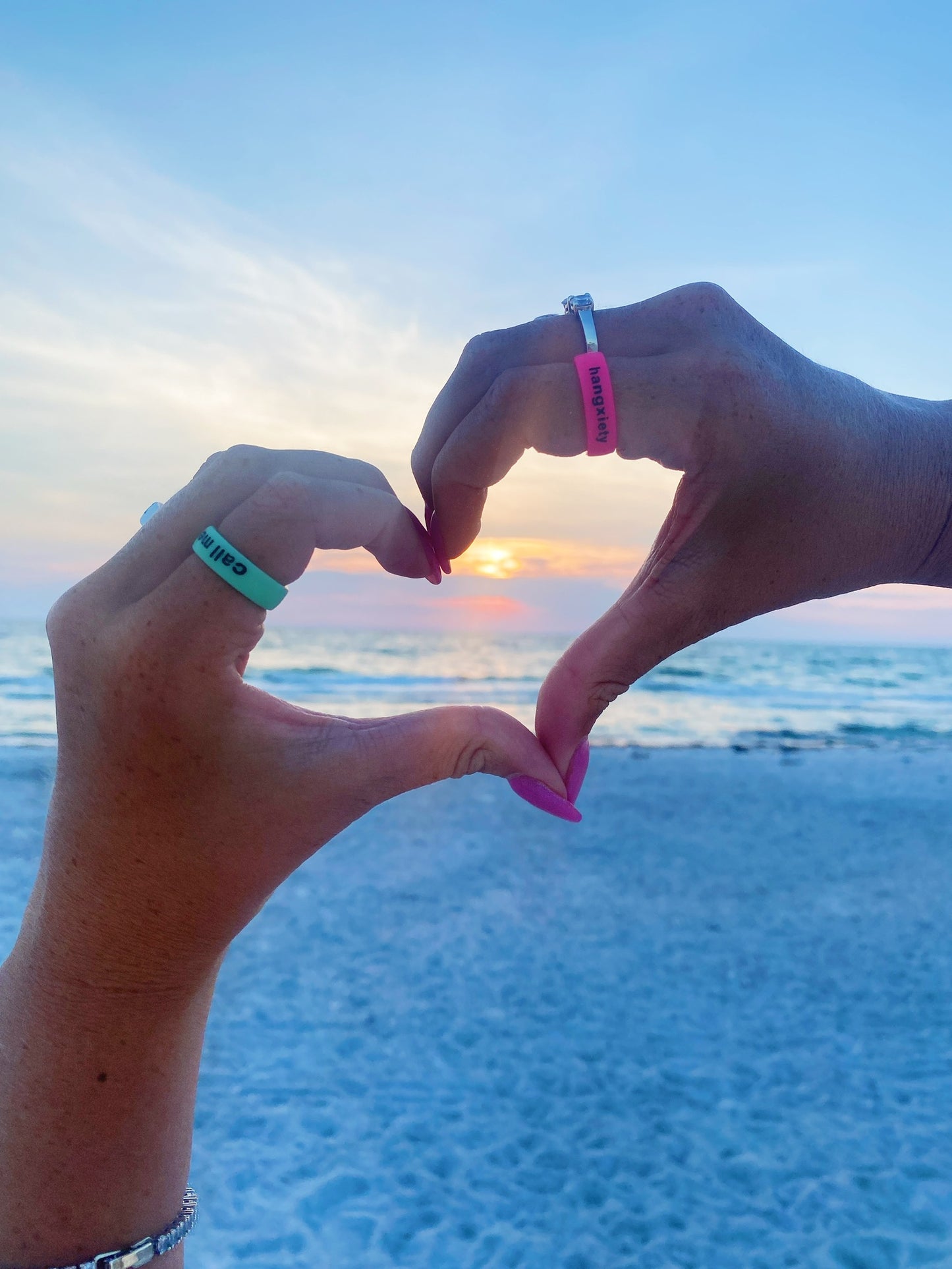 Flip Reversible hangxiety / hangry ring