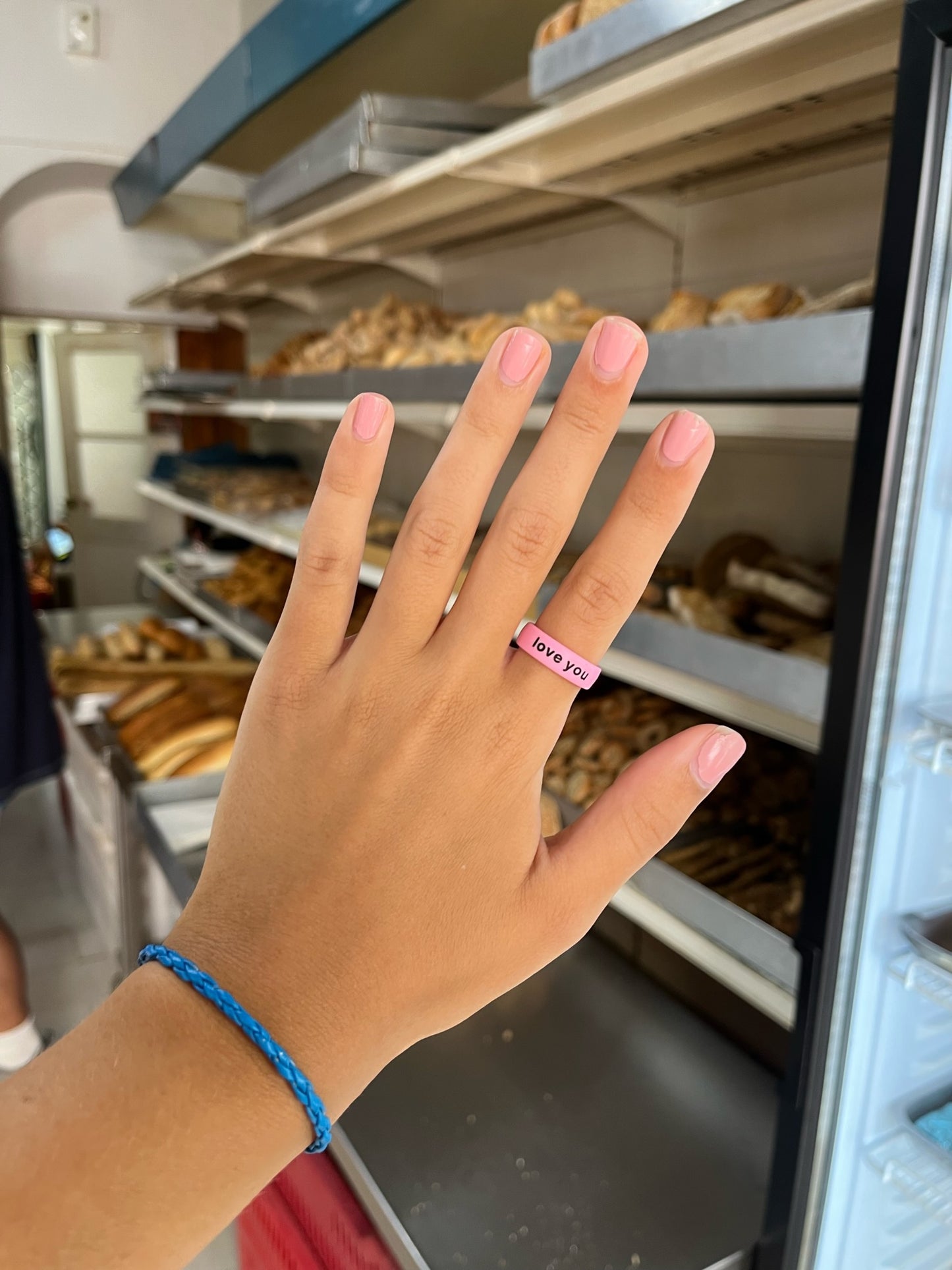 Flip Reversible love you / say it back ring