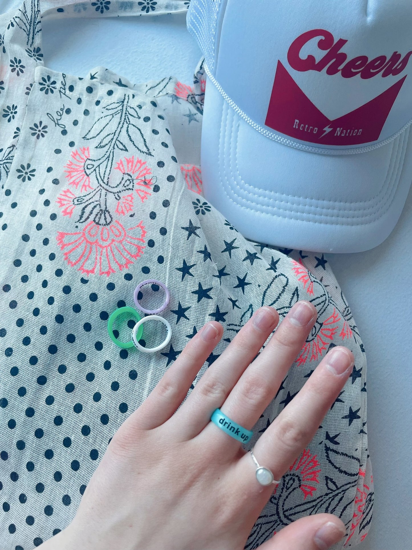 Flip Reversible drink up / hungover Ring