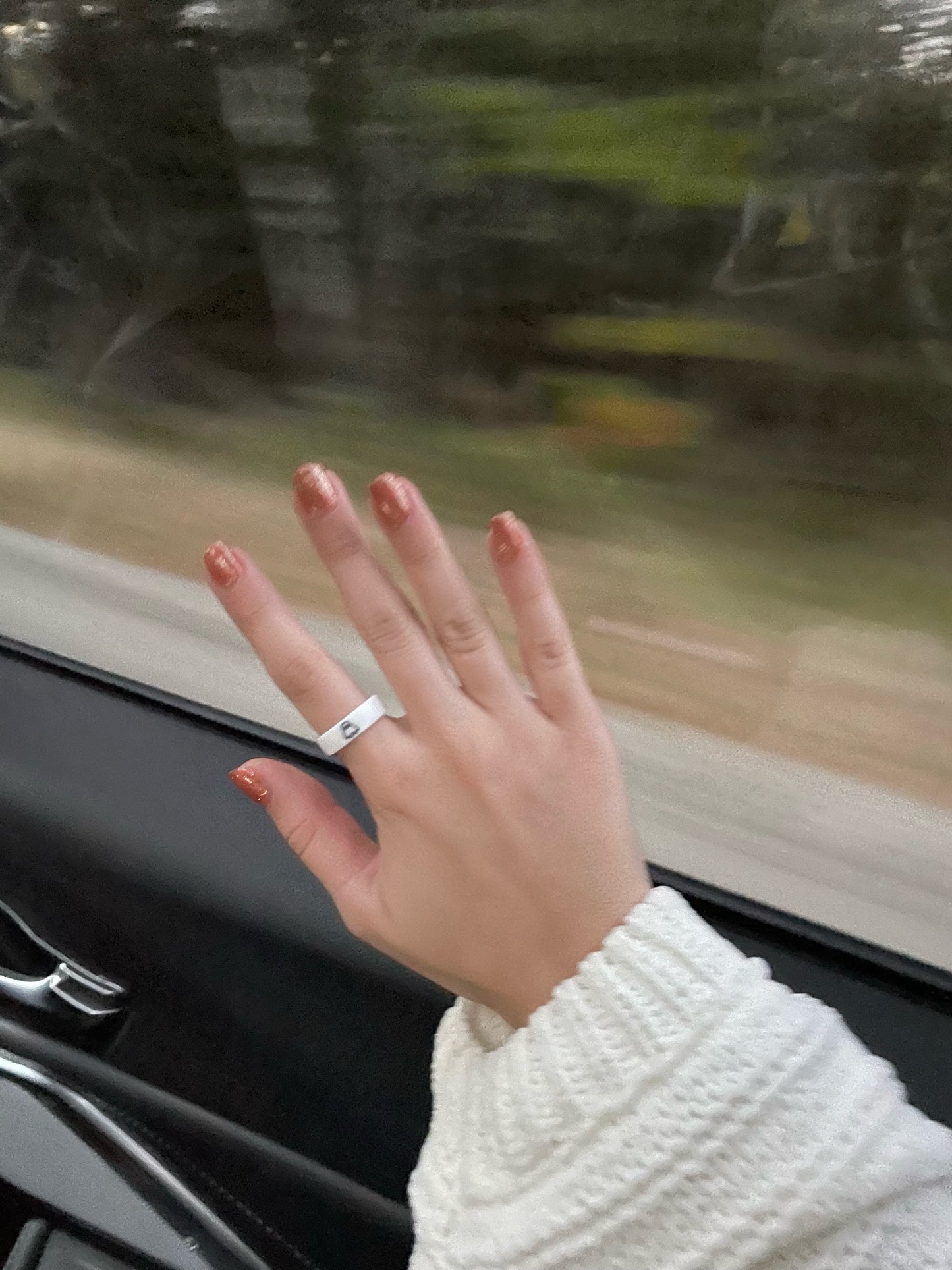 Flip Reversible Ghost / BOO ring