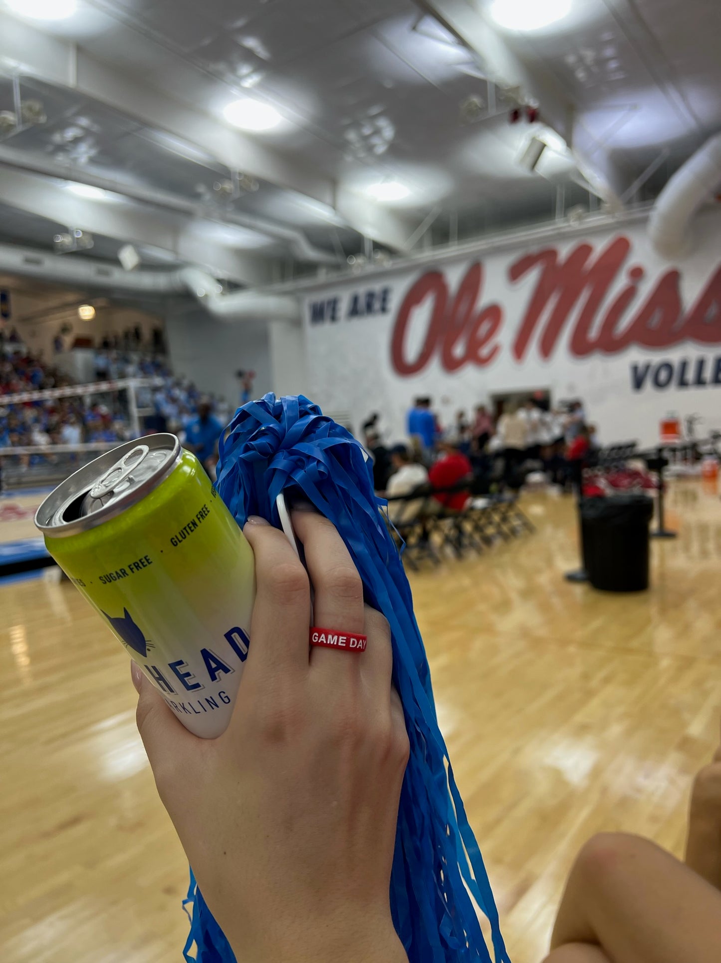 Flip Reversible Game Day / Tailgate Ring Red