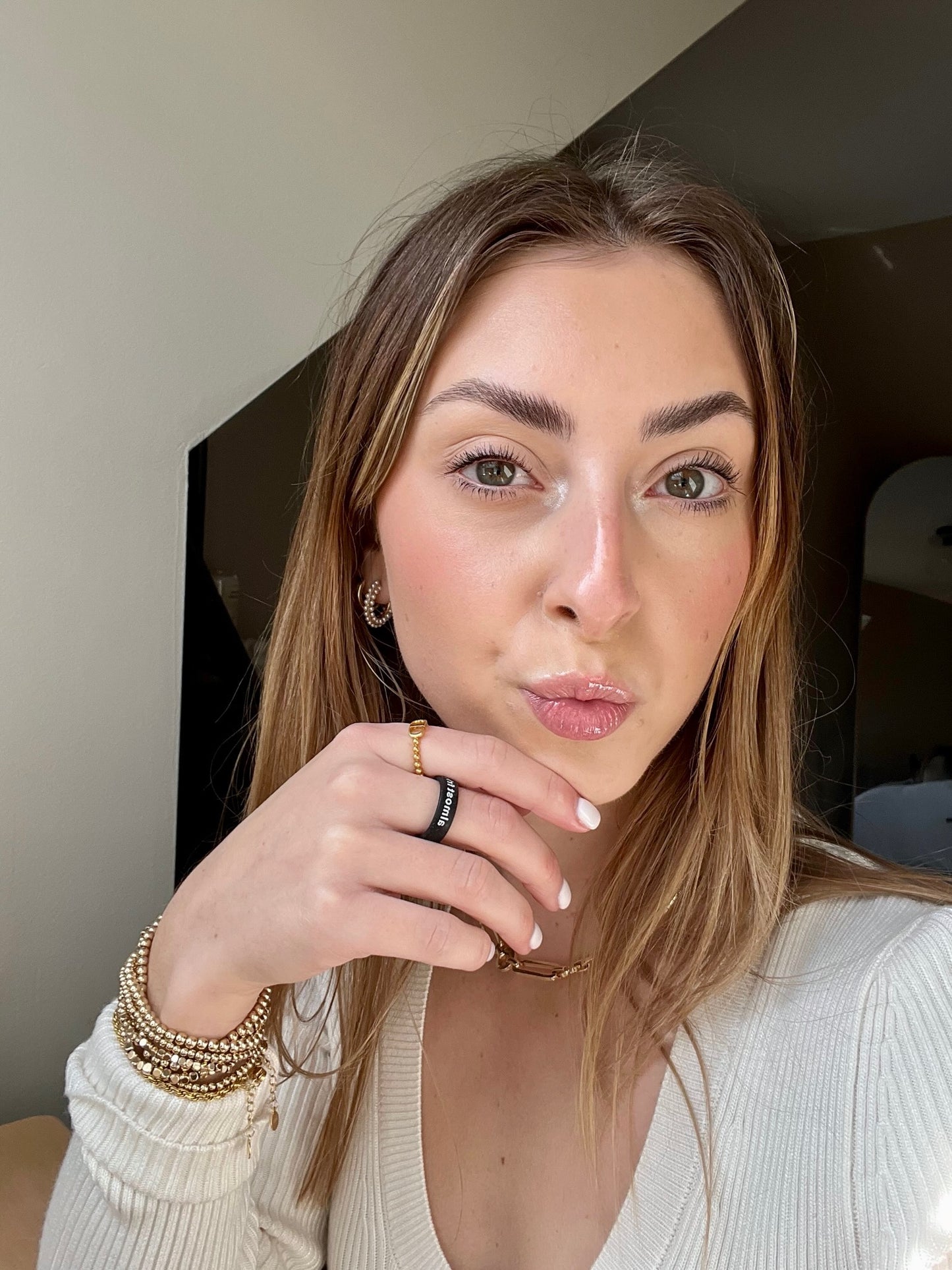 Flip Reversible almost friday / sunday scaries ring