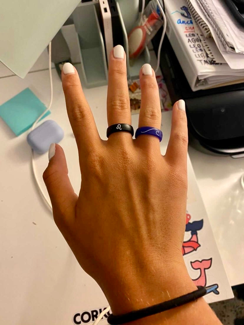 Flip Reversible Leo / Brave Ring