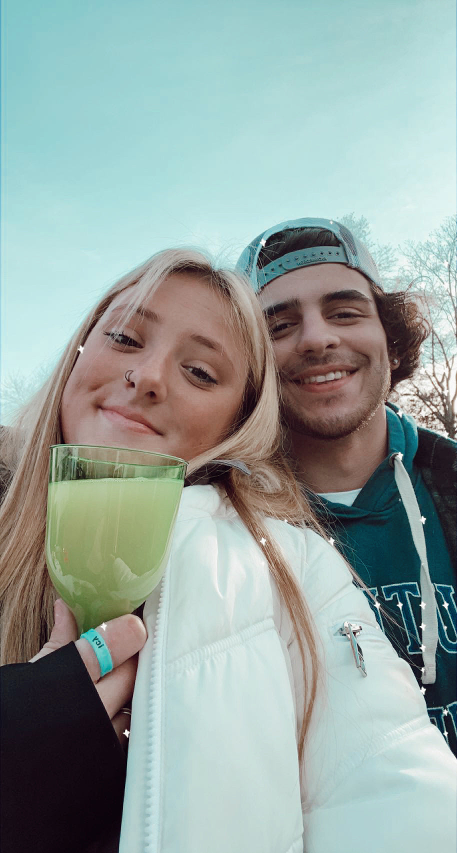 Flip Reversible snowflake / icy