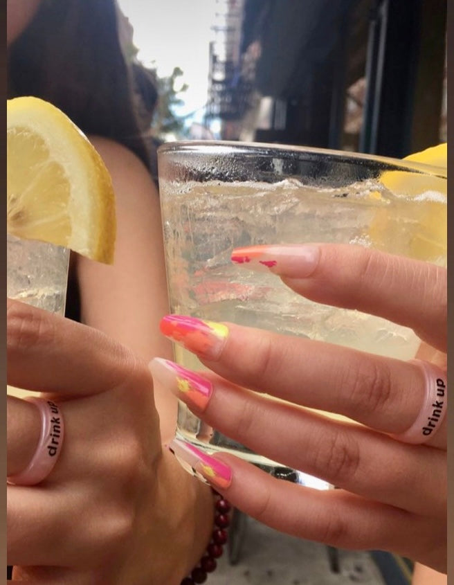 Flip Reversible drink up / hungover Ring