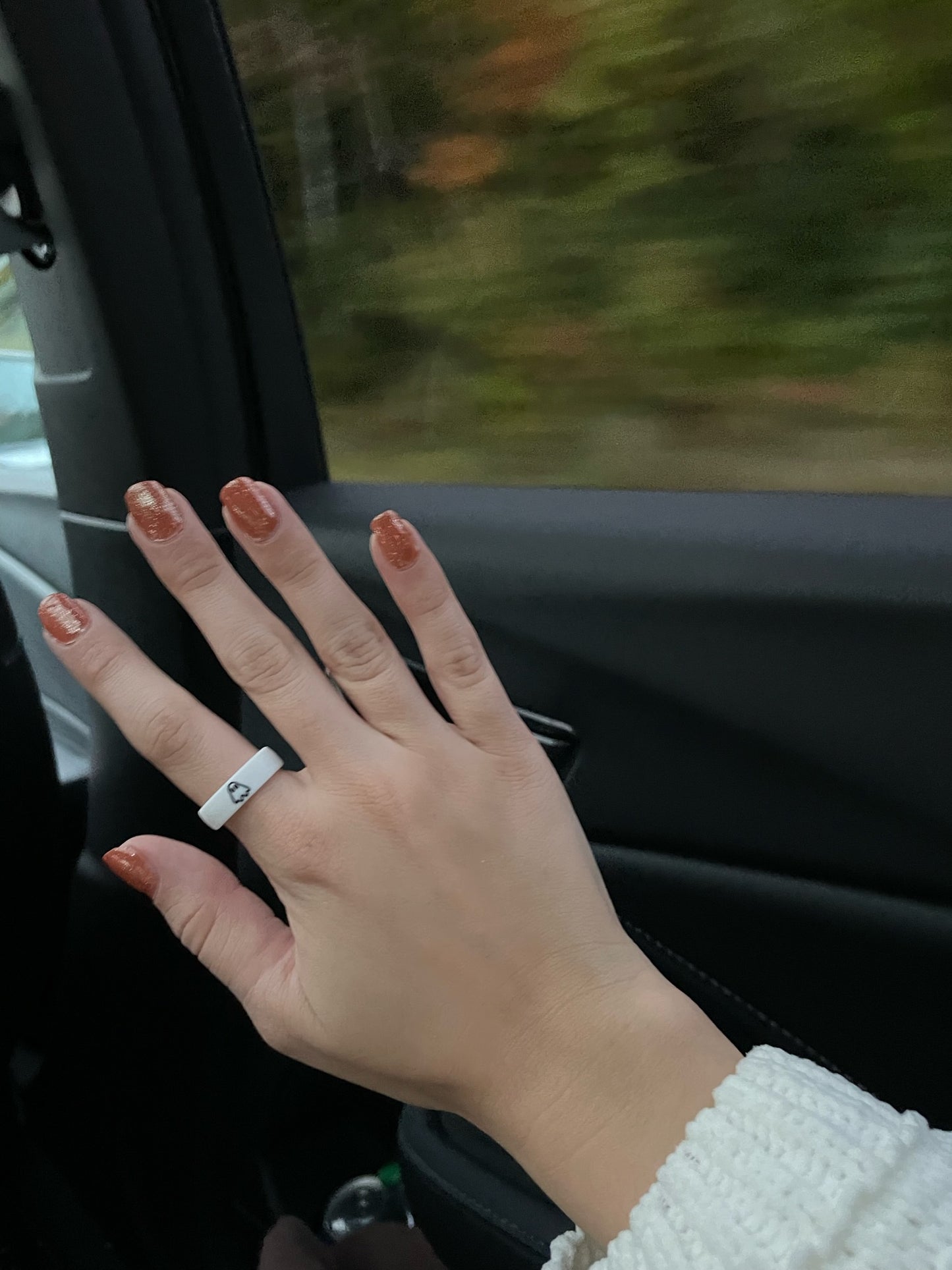 Flip Reversible Ghost / BOO ring